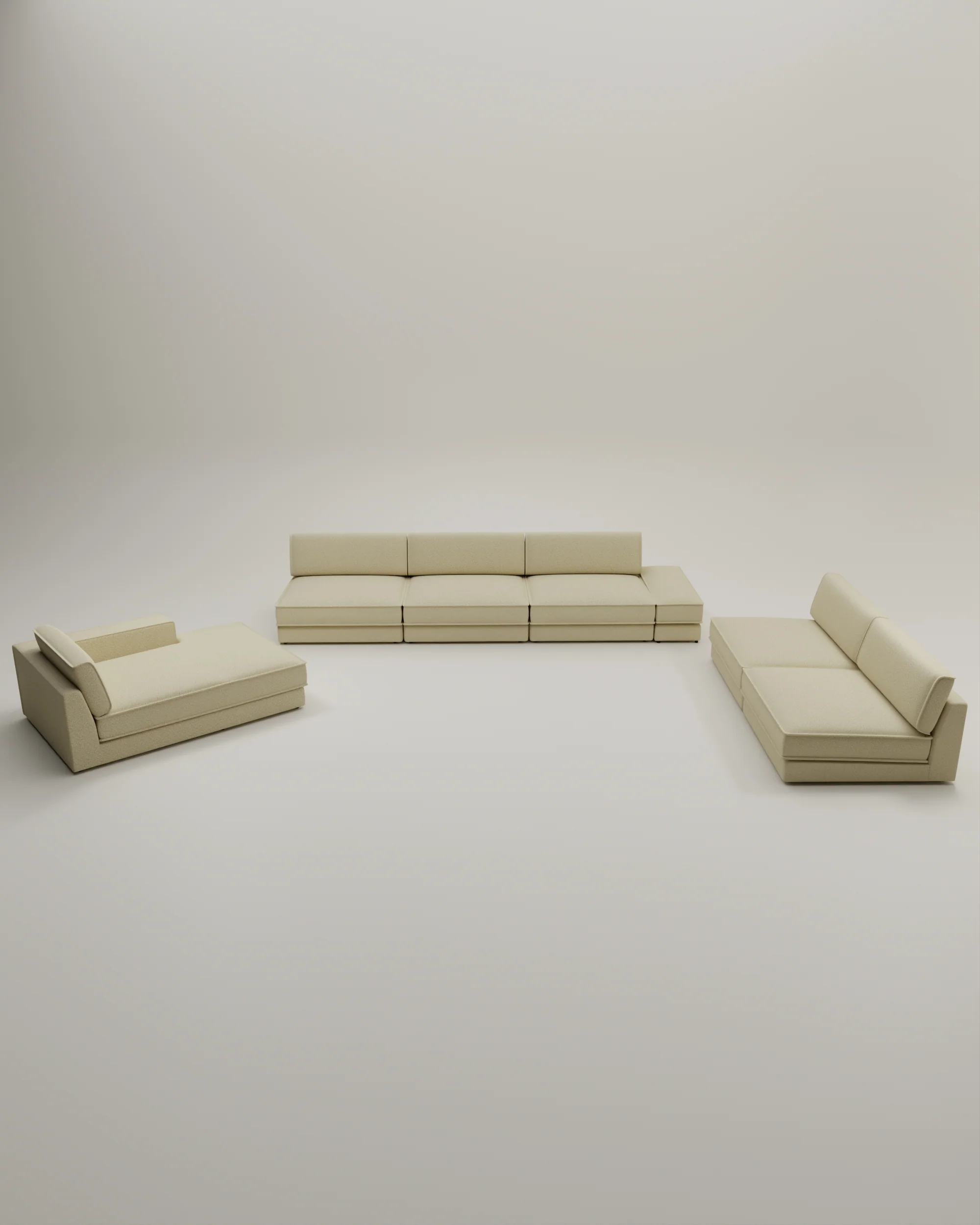 Modulares Sofa Terra U-Form / Wohnlandschaft mit Schlaffunktion - Image 23