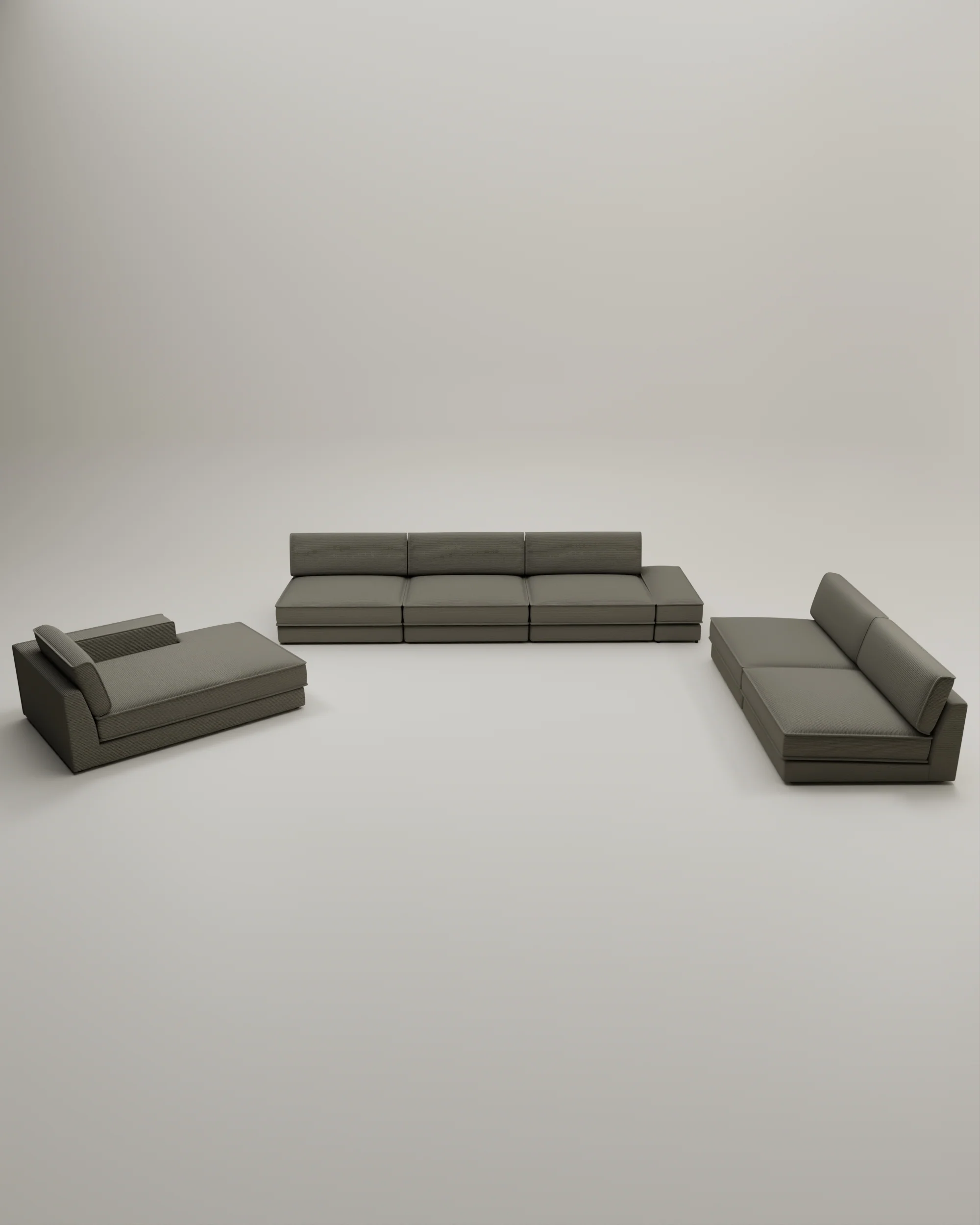 Modulares Sofa Terra U-Form / Wohnlandschaft mit Schlaffunktion - Image 25