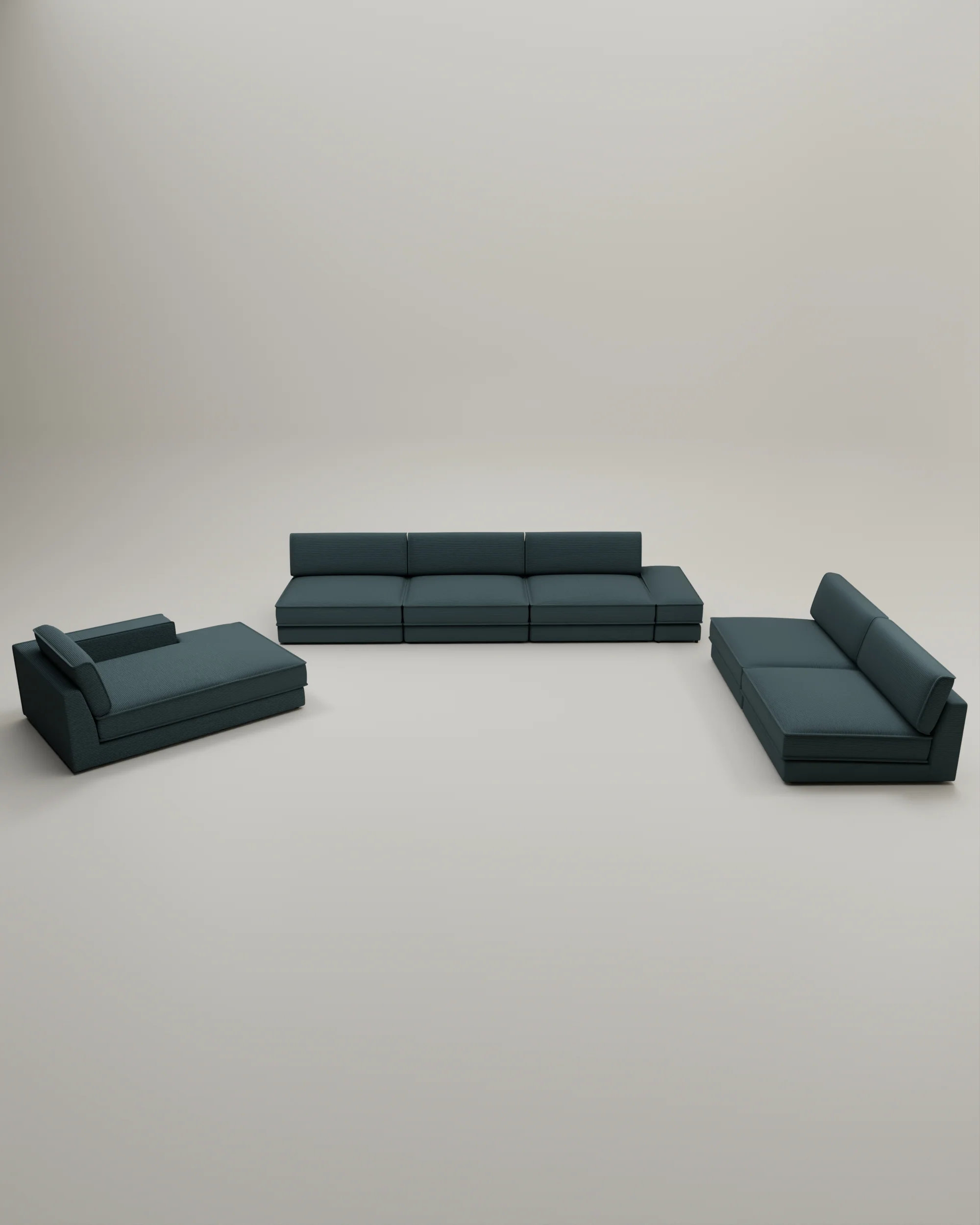 Modulares Sofa Terra U-Form / Wohnlandschaft mit Schlaffunktion - Image 29