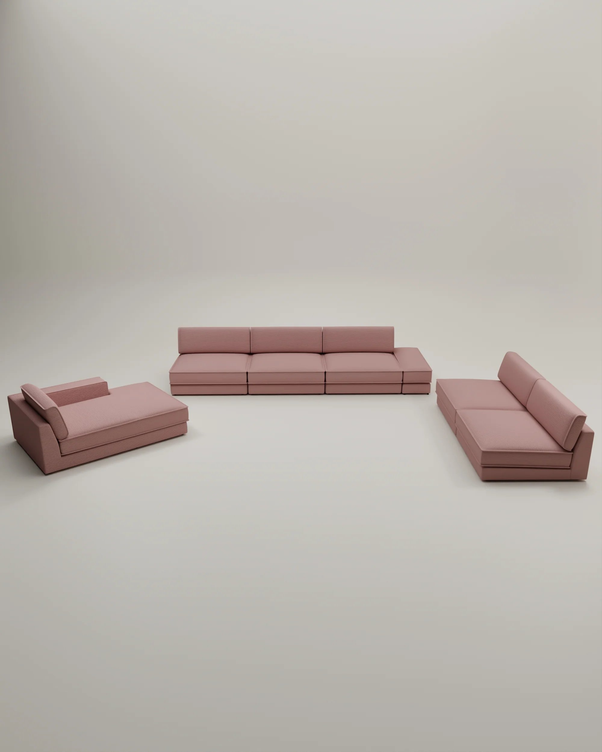 Modulares Sofa Terra U-Form / Wohnlandschaft mit Schlaffunktion - Image 30