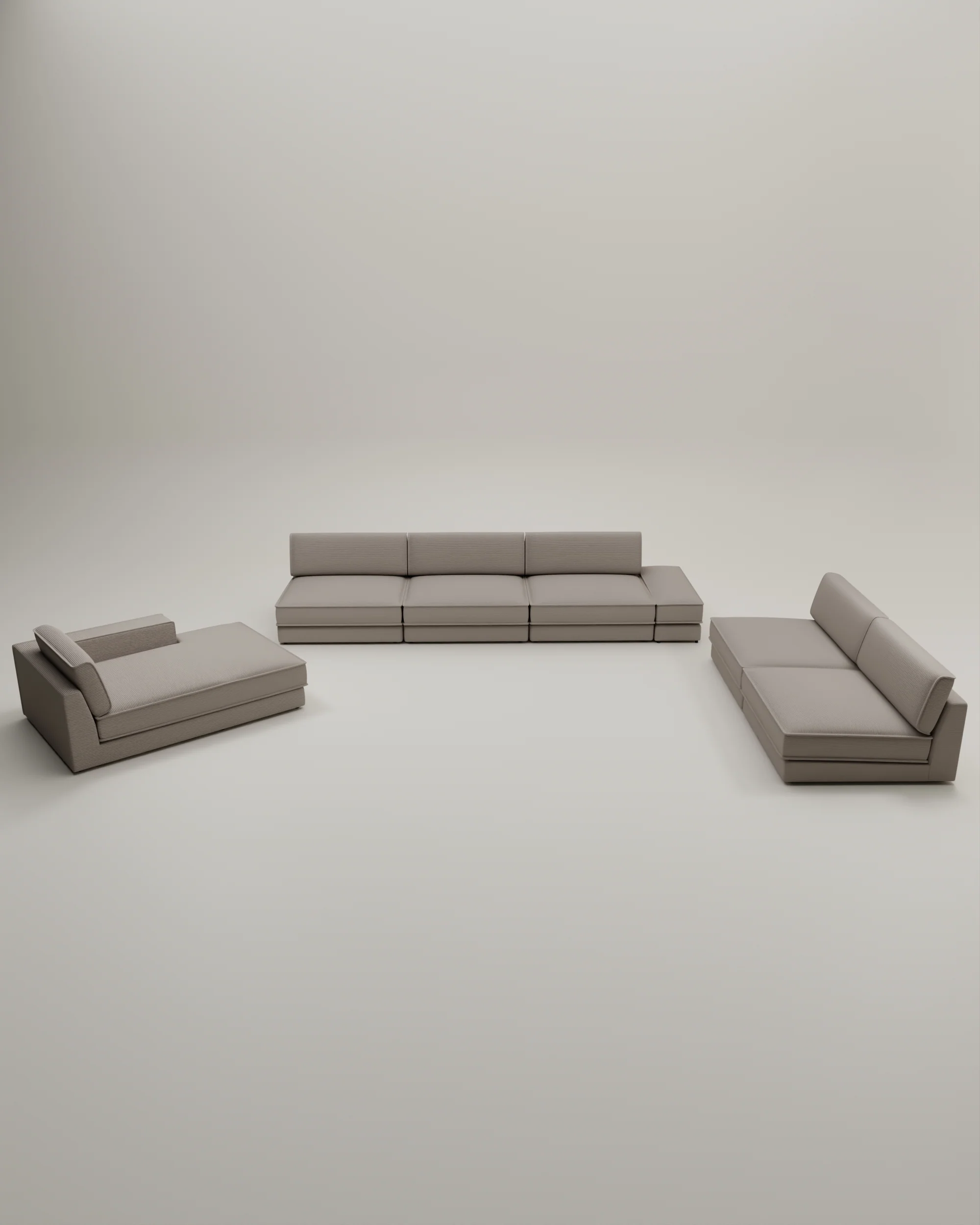 Modulares Sofa Terra U-Form / Wohnlandschaft mit Schlaffunktion - Image 34
