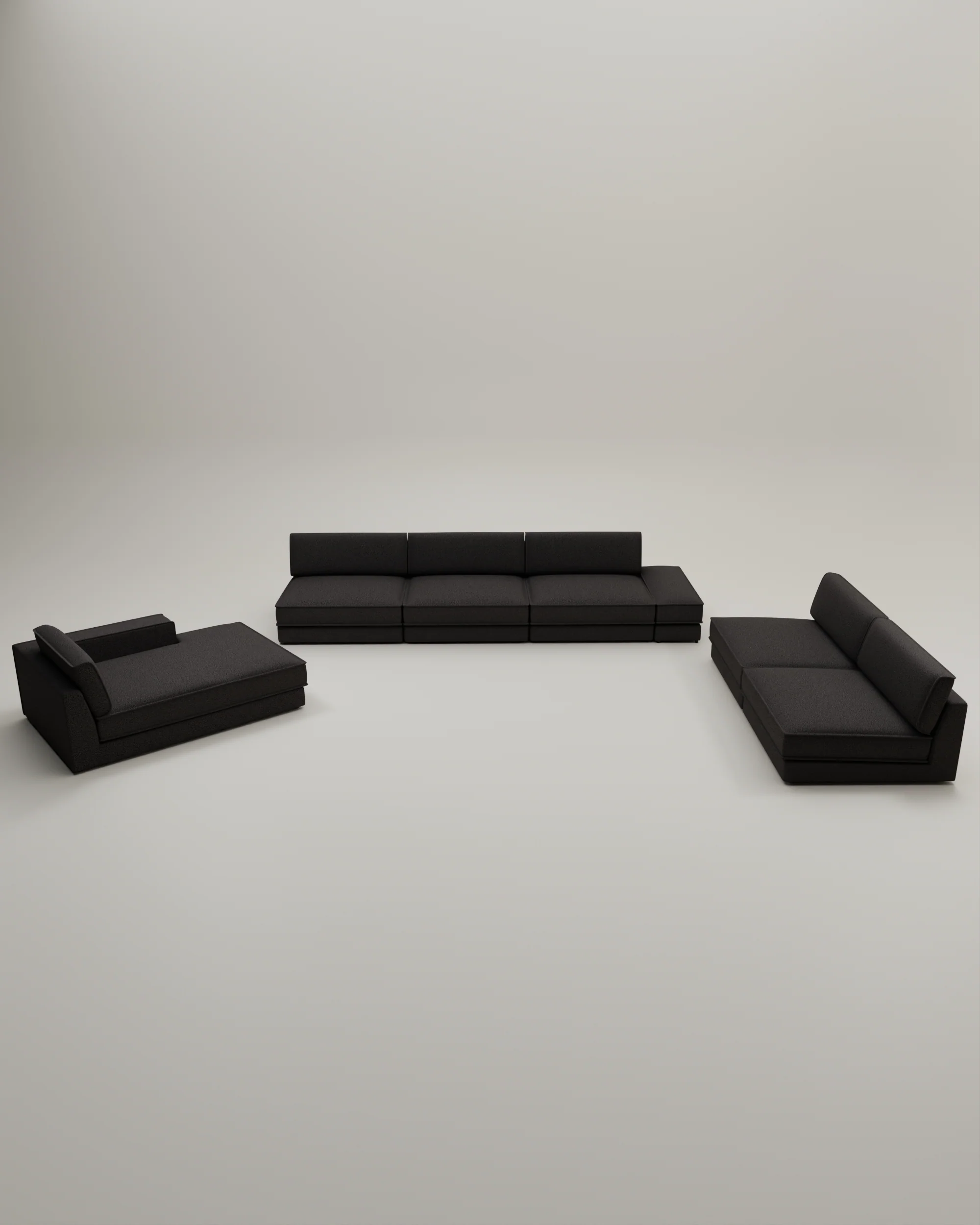 Modulares Sofa Terra U-Form / Wohnlandschaft mit Schlaffunktion - Image 35