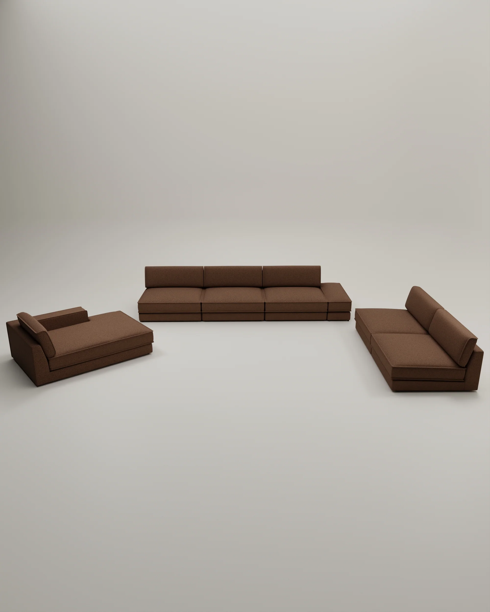 Modulares Sofa Terra U-Form / Wohnlandschaft mit Schlaffunktion - Image 37