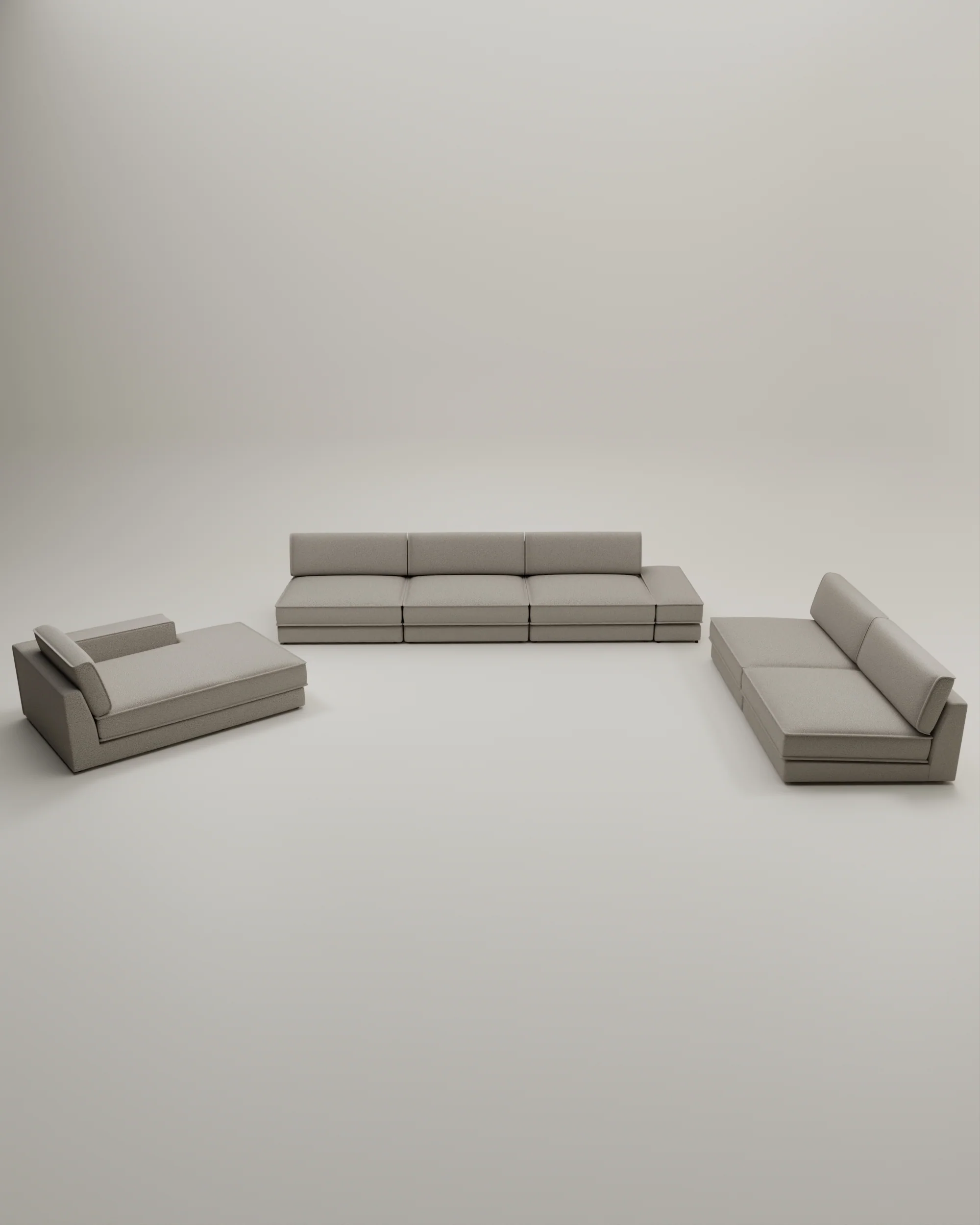 Modulares Sofa Terra U-Form / Wohnlandschaft mit Schlaffunktion - Image 39