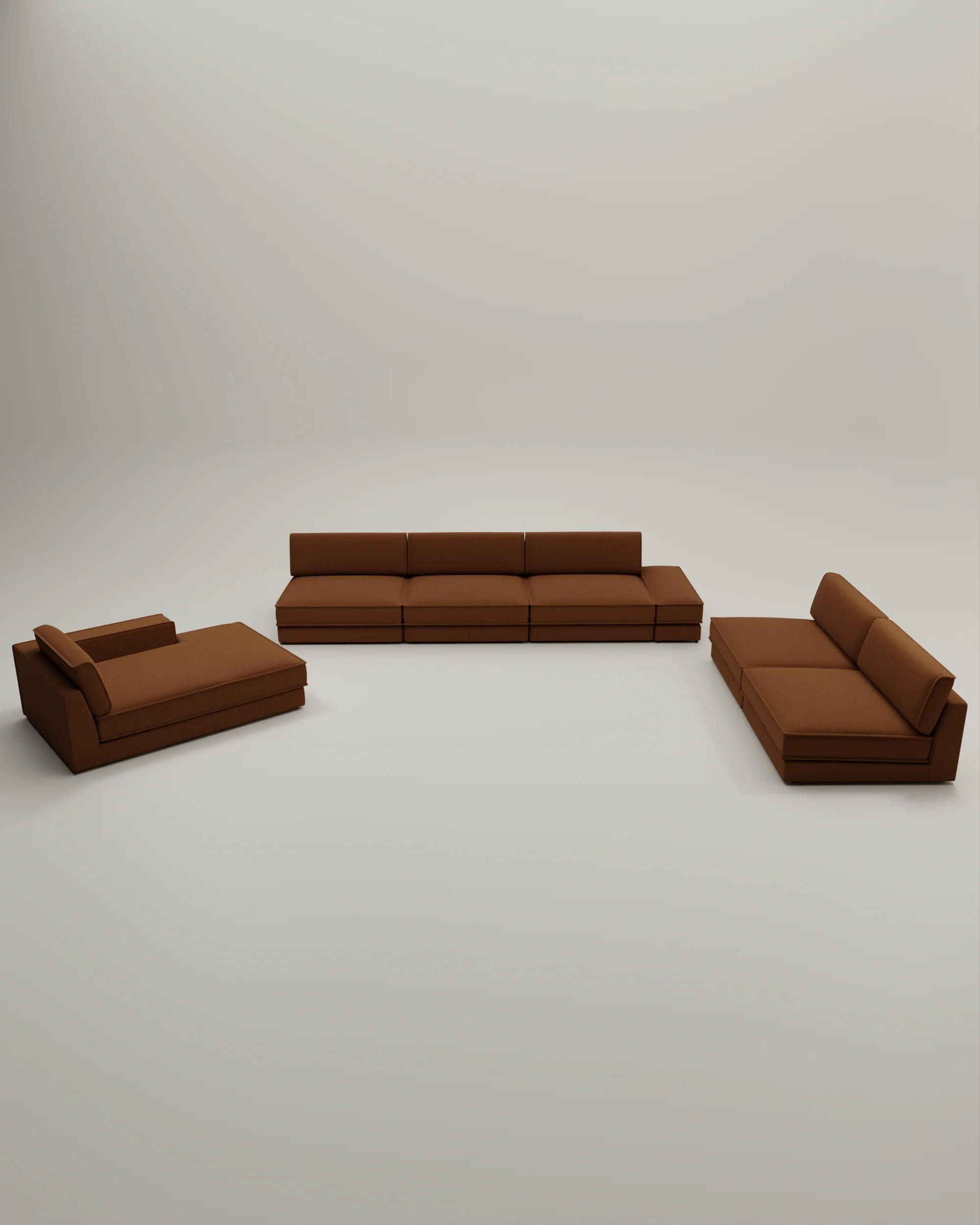 Modulares Sofa Terra U-Form / Wohnlandschaft mit Schlaffunktion - Image 43