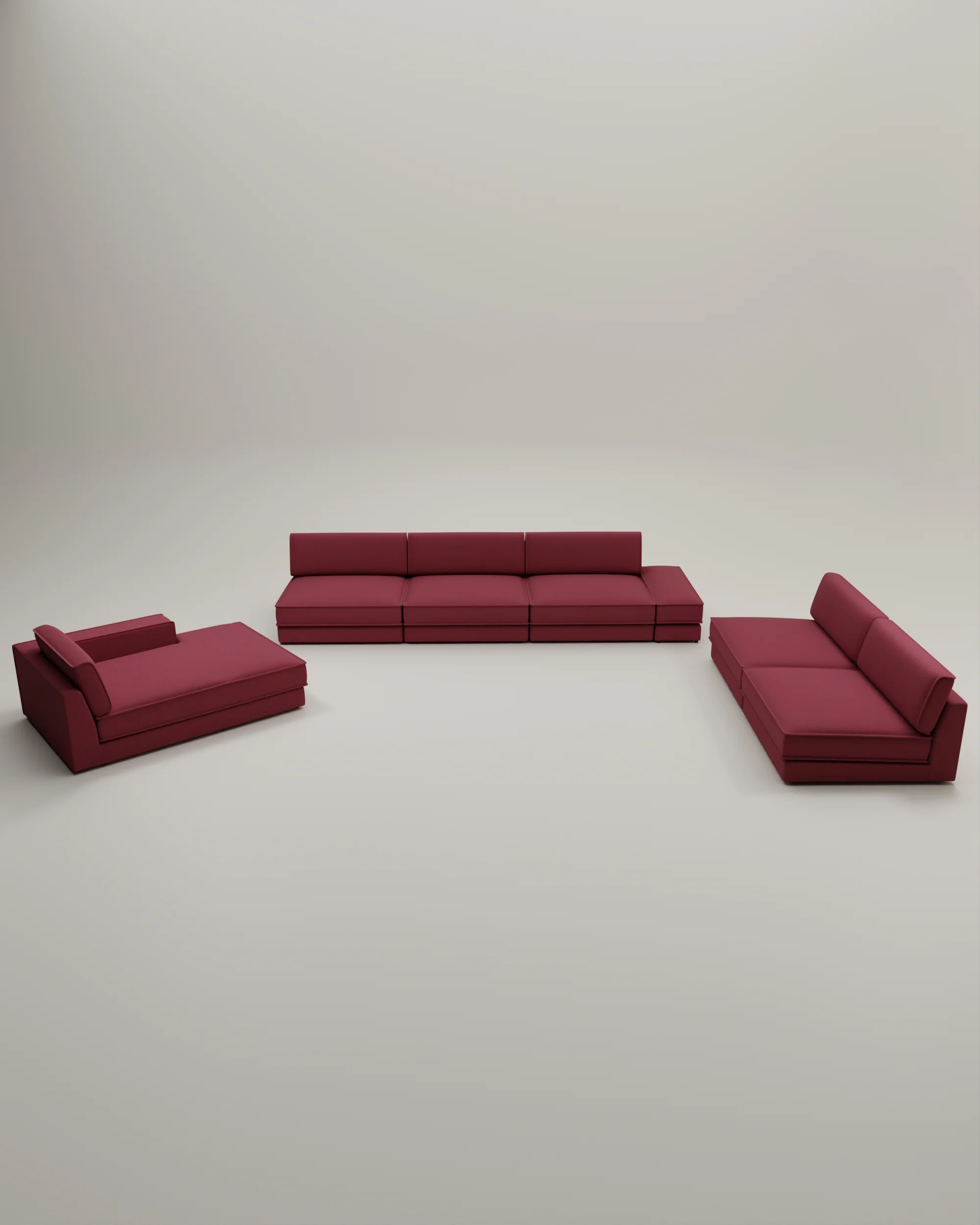 Modulares Sofa Terra U-Form / Wohnlandschaft mit Schlaffunktion - Image 44