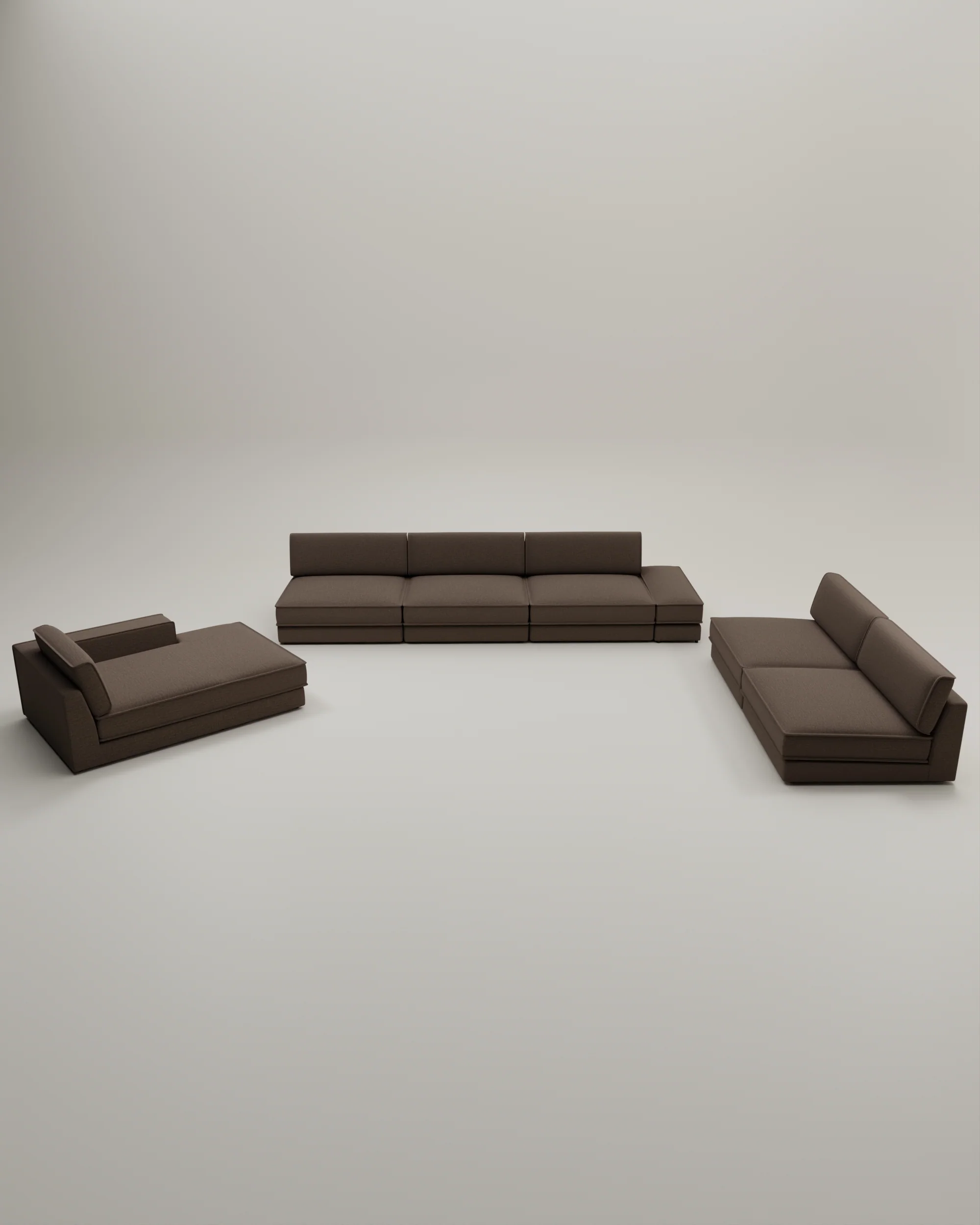 Modulares Sofa Terra U-Form / Wohnlandschaft mit Schlaffunktion - Image 46