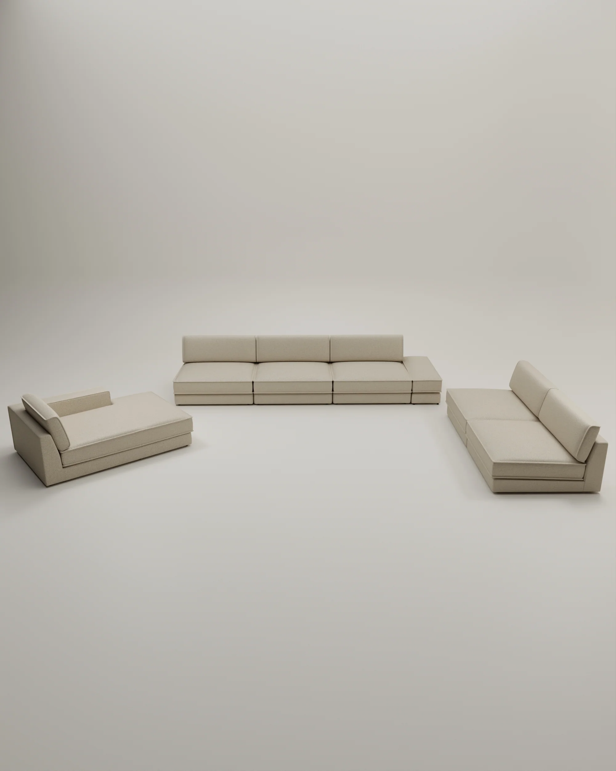Modulares Sofa Terra U-Form / Wohnlandschaft mit Schlaffunktion - Image 52