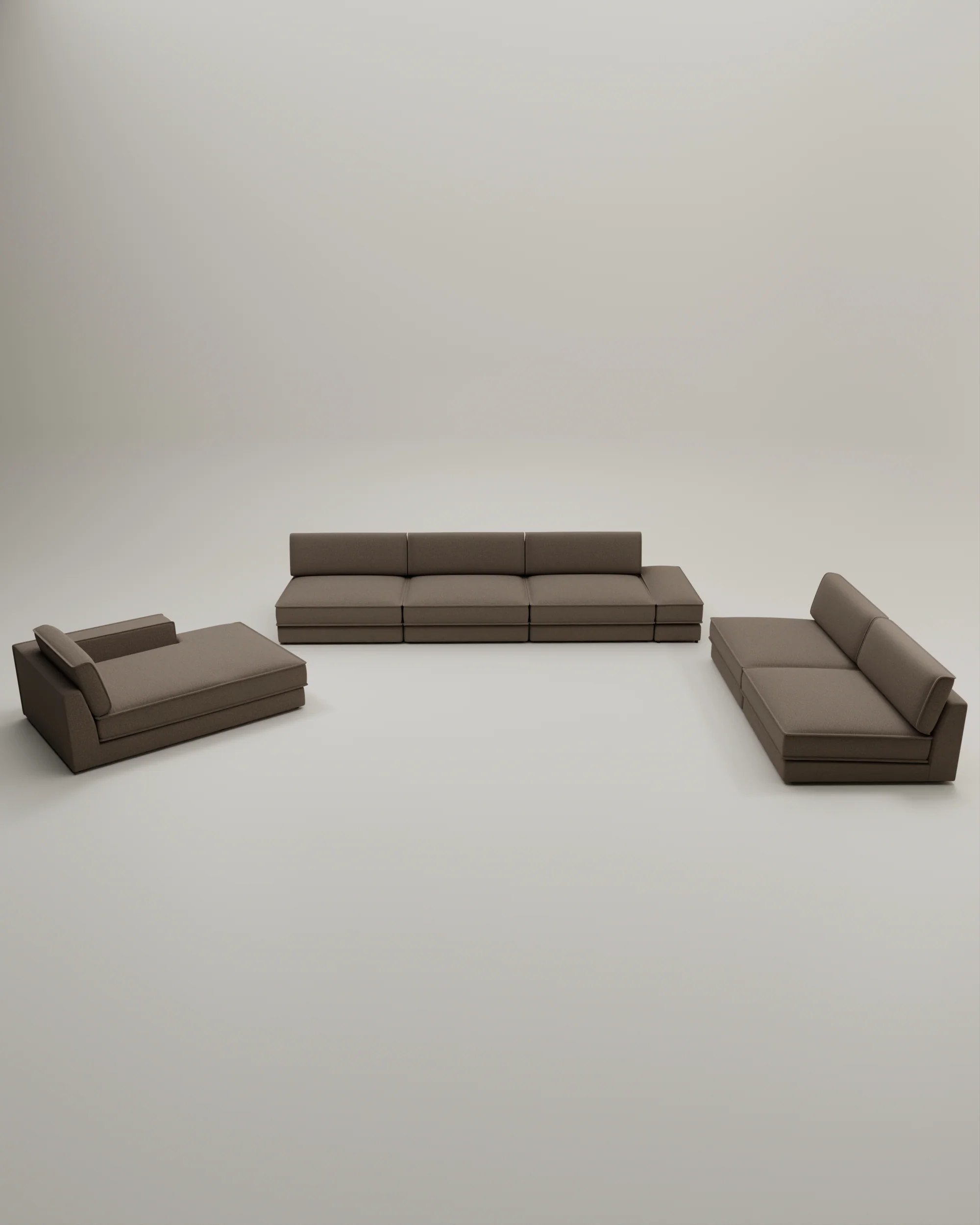 Modulares Sofa Terra U-Form / Wohnlandschaft mit Schlaffunktion - Image 54