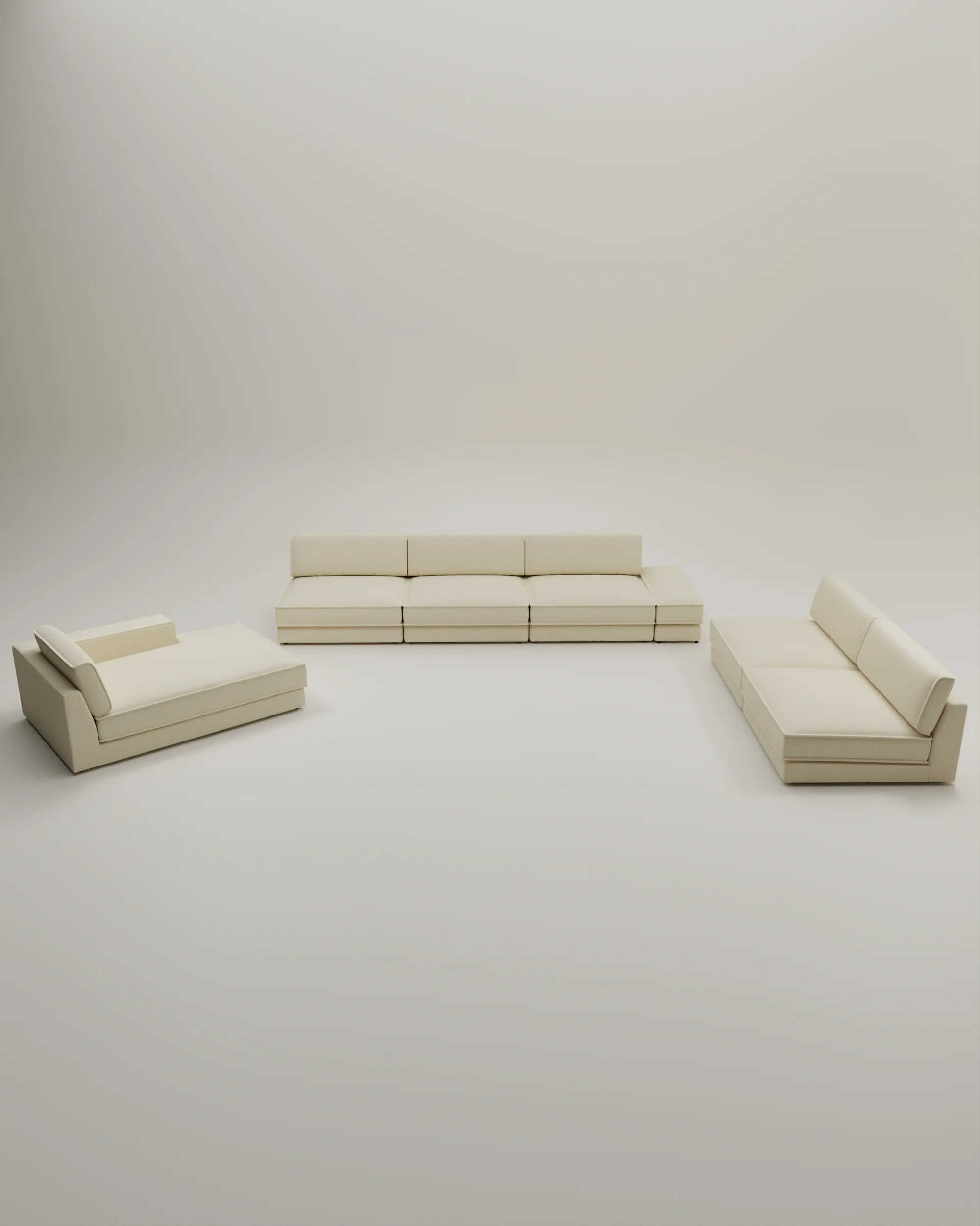 Modulares Sofa Terra U-Form / Wohnlandschaft mit Schlaffunktion - Image 60