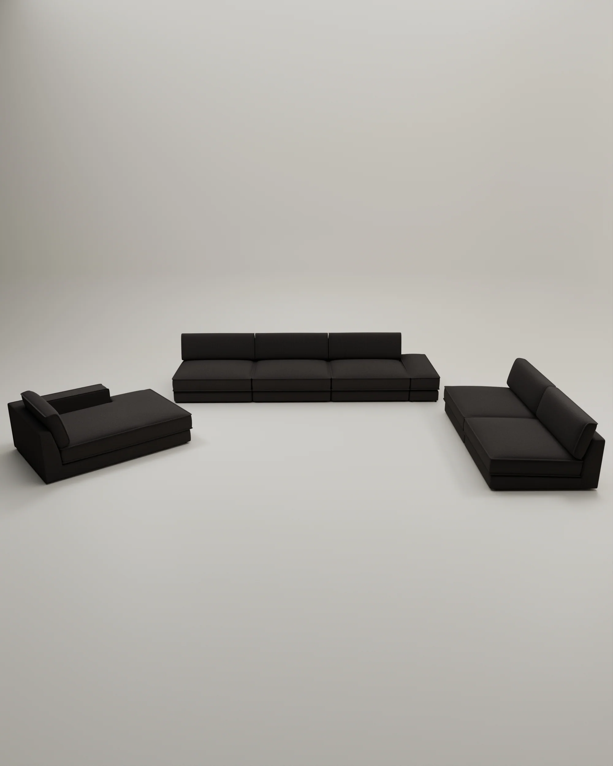Modulares Sofa Terra U-Form / Wohnlandschaft mit Schlaffunktion - Image 61