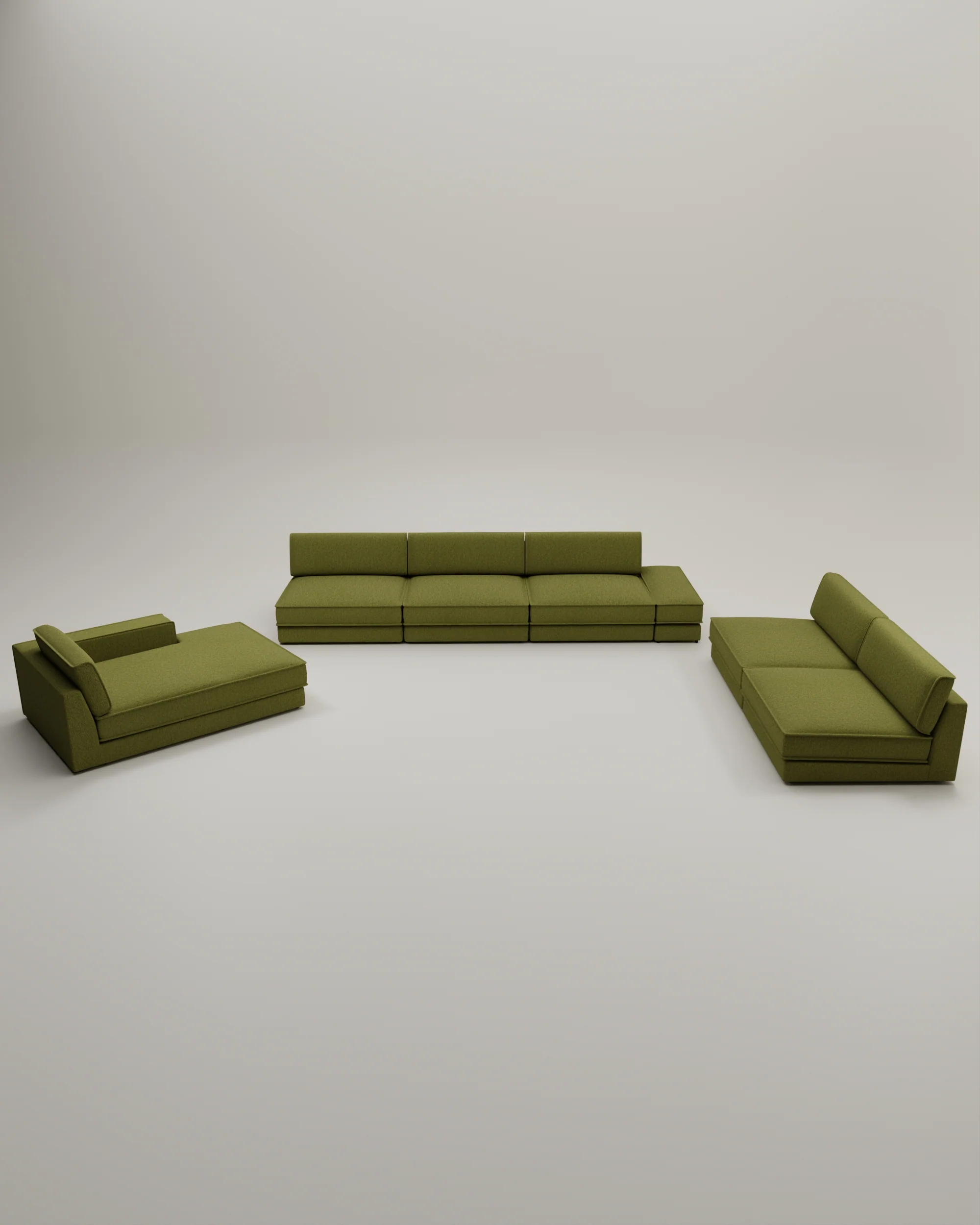 Modulares Sofa Terra U-Form / Wohnlandschaft mit Schlaffunktion - Image 64