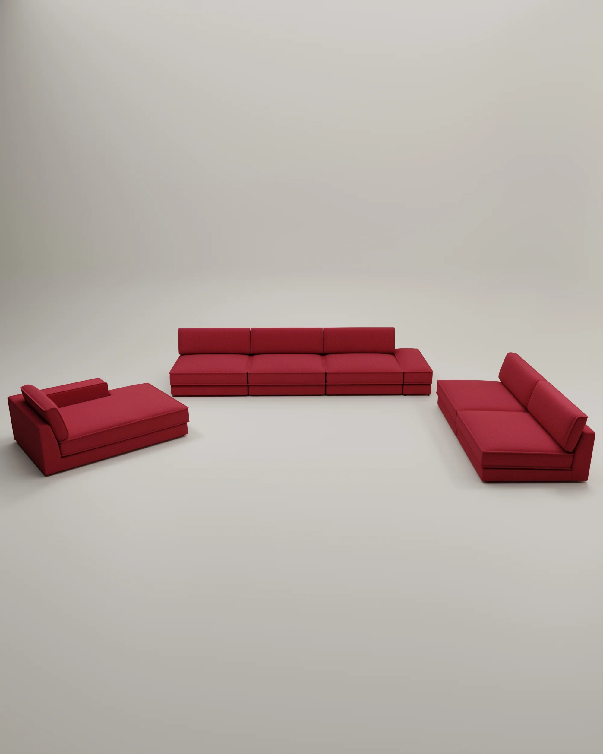 Modulares Sofa Terra U-Form / Wohnlandschaft mit Schlaffunktion - Image 65
