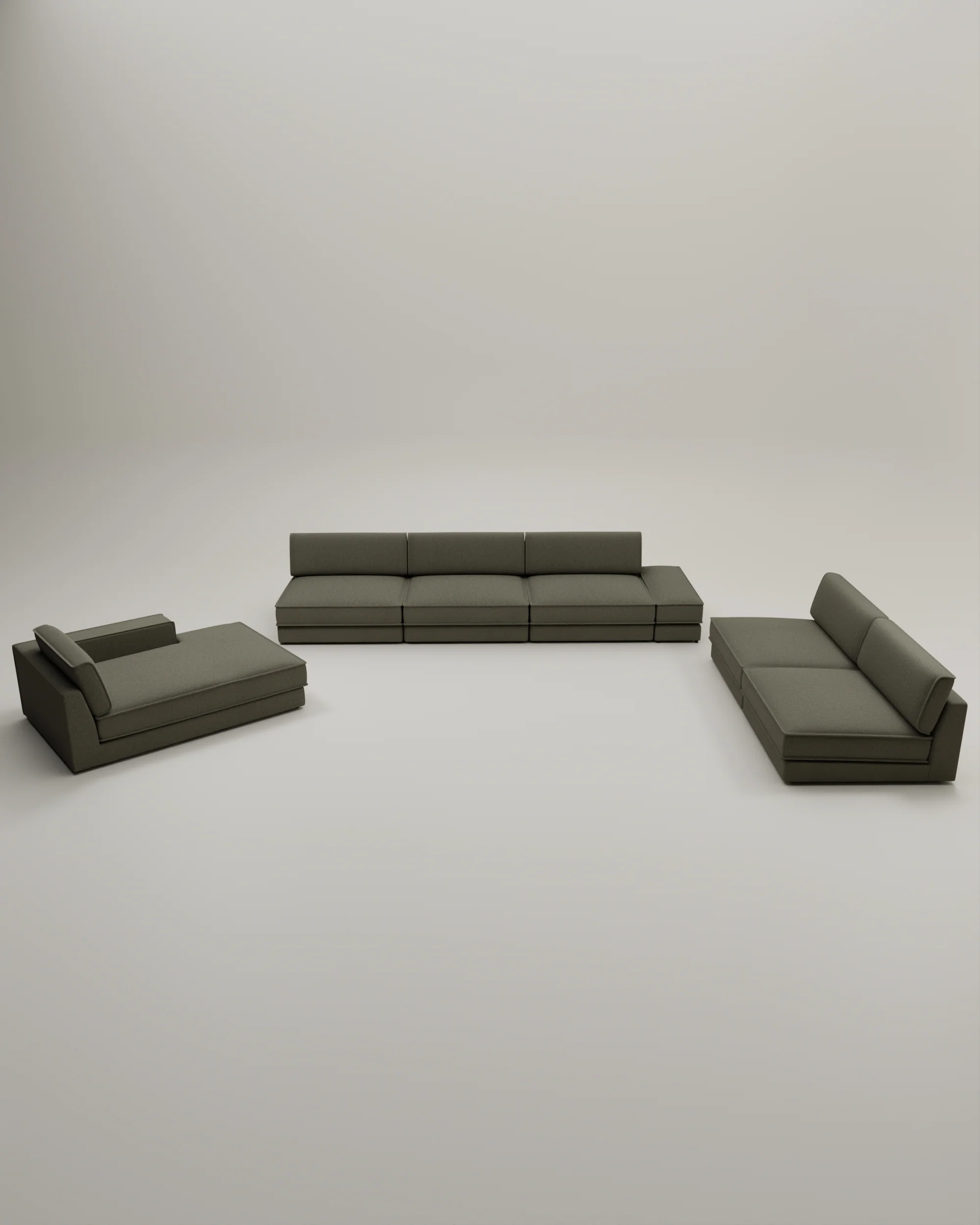 Modulares Sofa Terra U-Form / Wohnlandschaft mit Schlaffunktion - Image 66