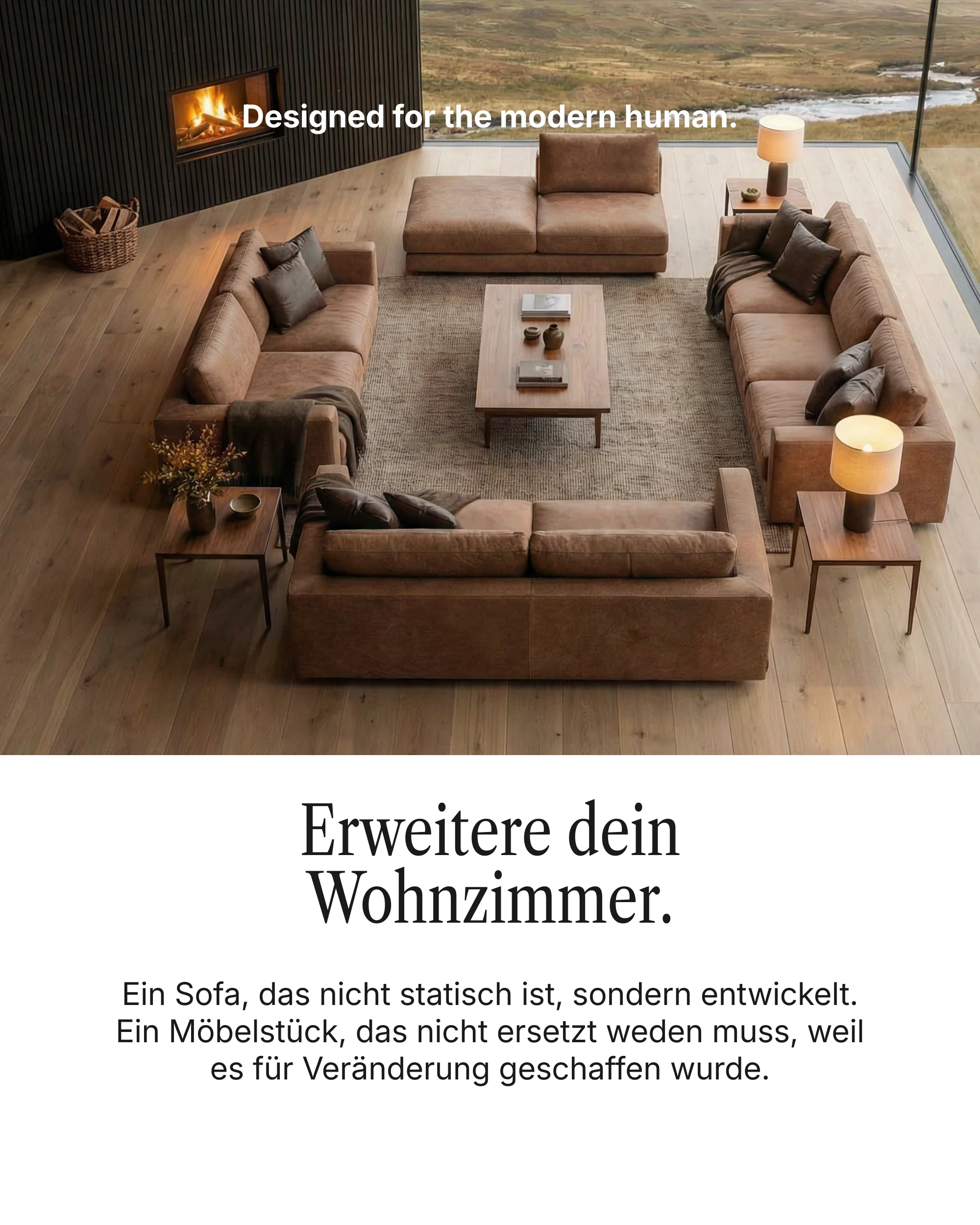 Modulares Sofa Terra L 4-Sitzer mit Schlaffunktion - Image 7