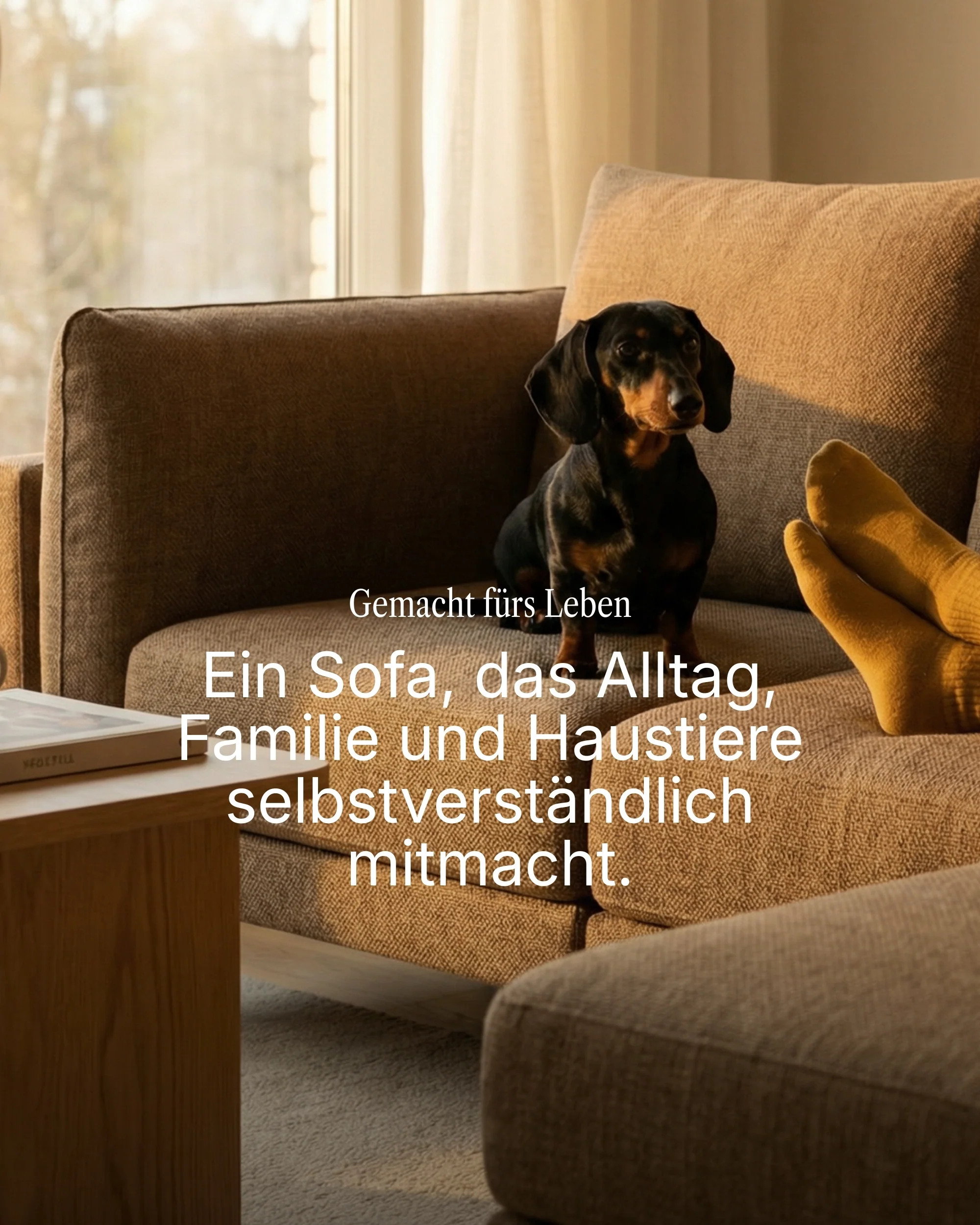Stoffbezug - Modulares Sofa Donna 3-Sitzer - Image 4