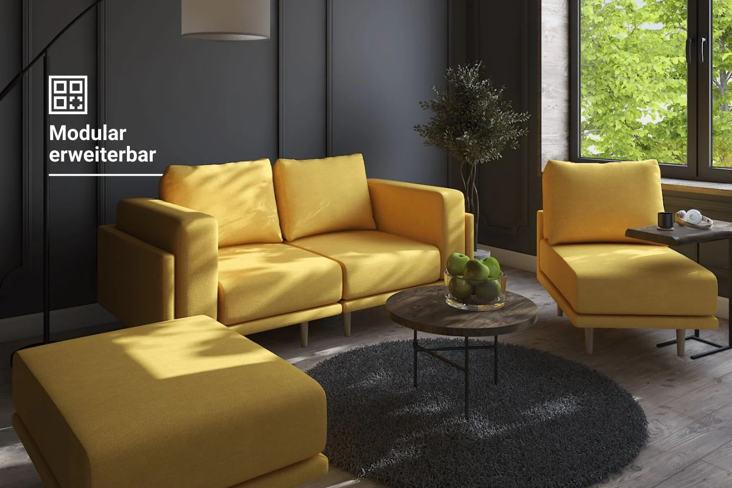 Outlet - Modulares Sofa Donna mit Schlaffunktion - Image 6