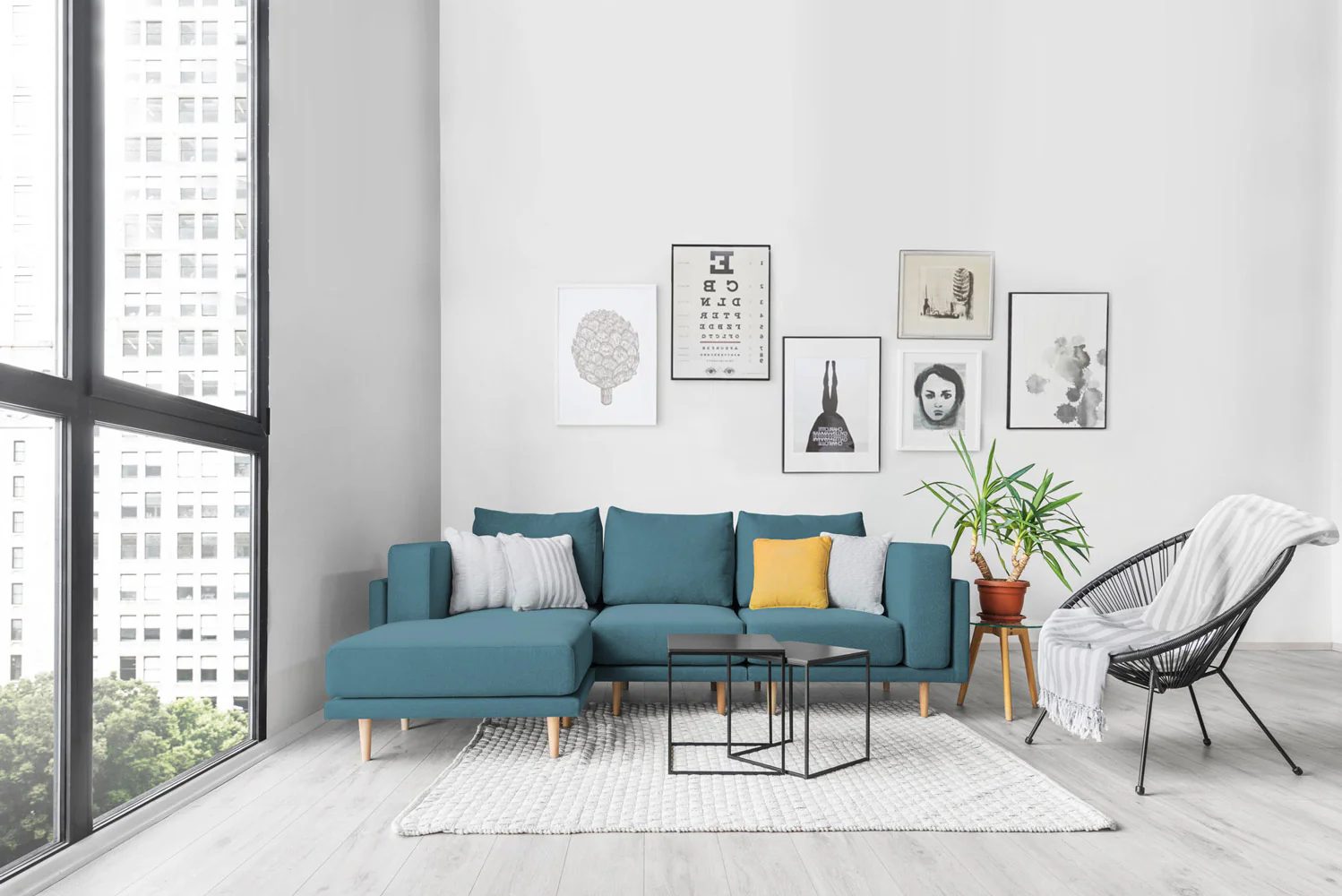 Outlet - Modulares Sofa Donna mit Schlaffunktion