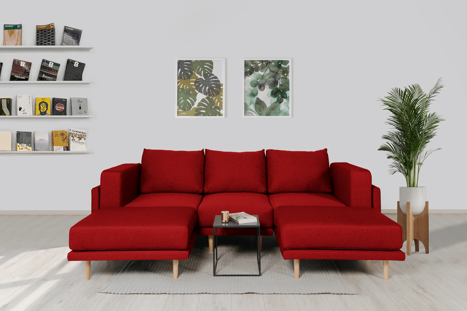 Outlet - Modulares Sofa Donna U mit Schlaffunktion - Image 5