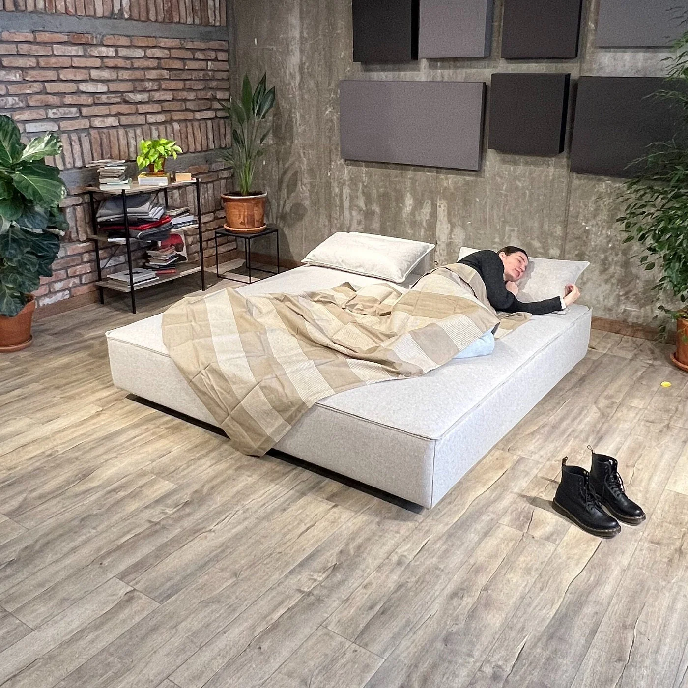 Outlet - Modulares Sofa Louis L mit Schlaffunktion - Image 5
