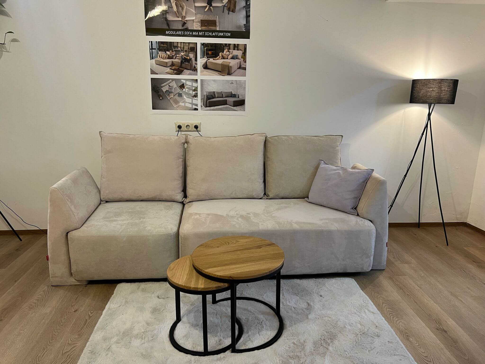Outlet - Modulares Sofa May mit Schlaffunktion Showroom Wien