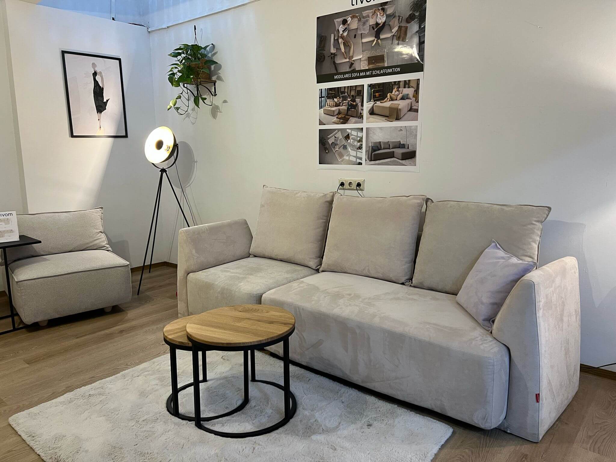 Outlet - Modulares Sofa May mit Schlaffunktion Showroom Wien - Image 2