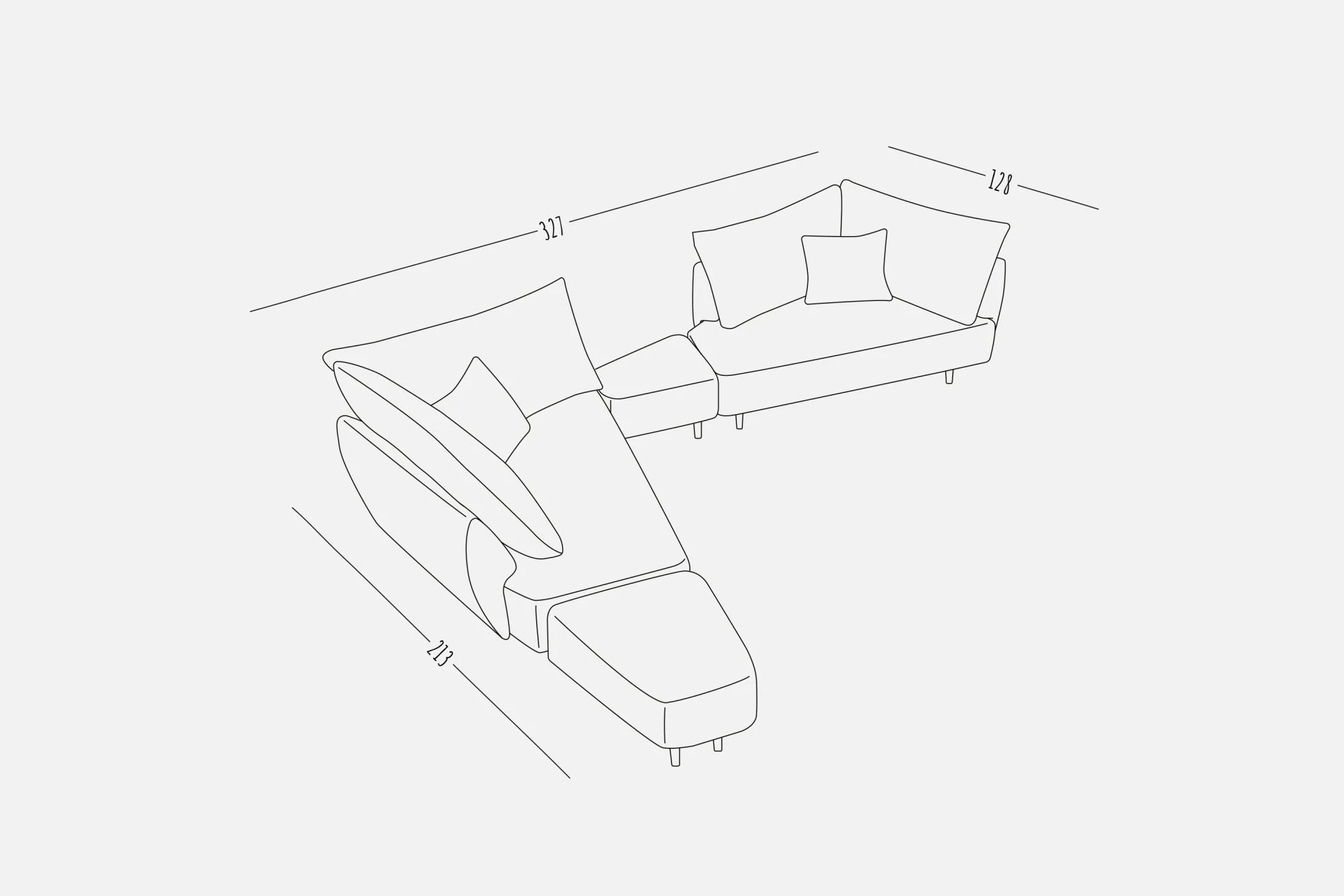 Outlet - Modulares Sofa Mike mit Schlaffunktion Rechts-Variante - Image 12