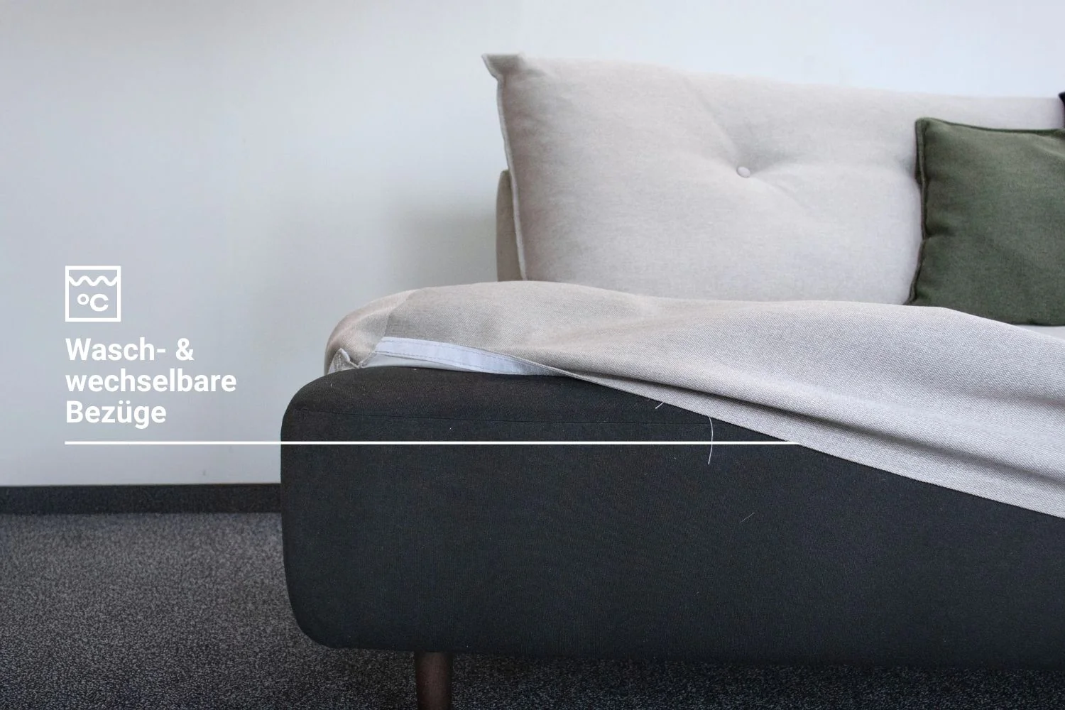 Outlet-Modulares Sofa Mike mit Schlaffunktion - Stoff Nova - Image 2