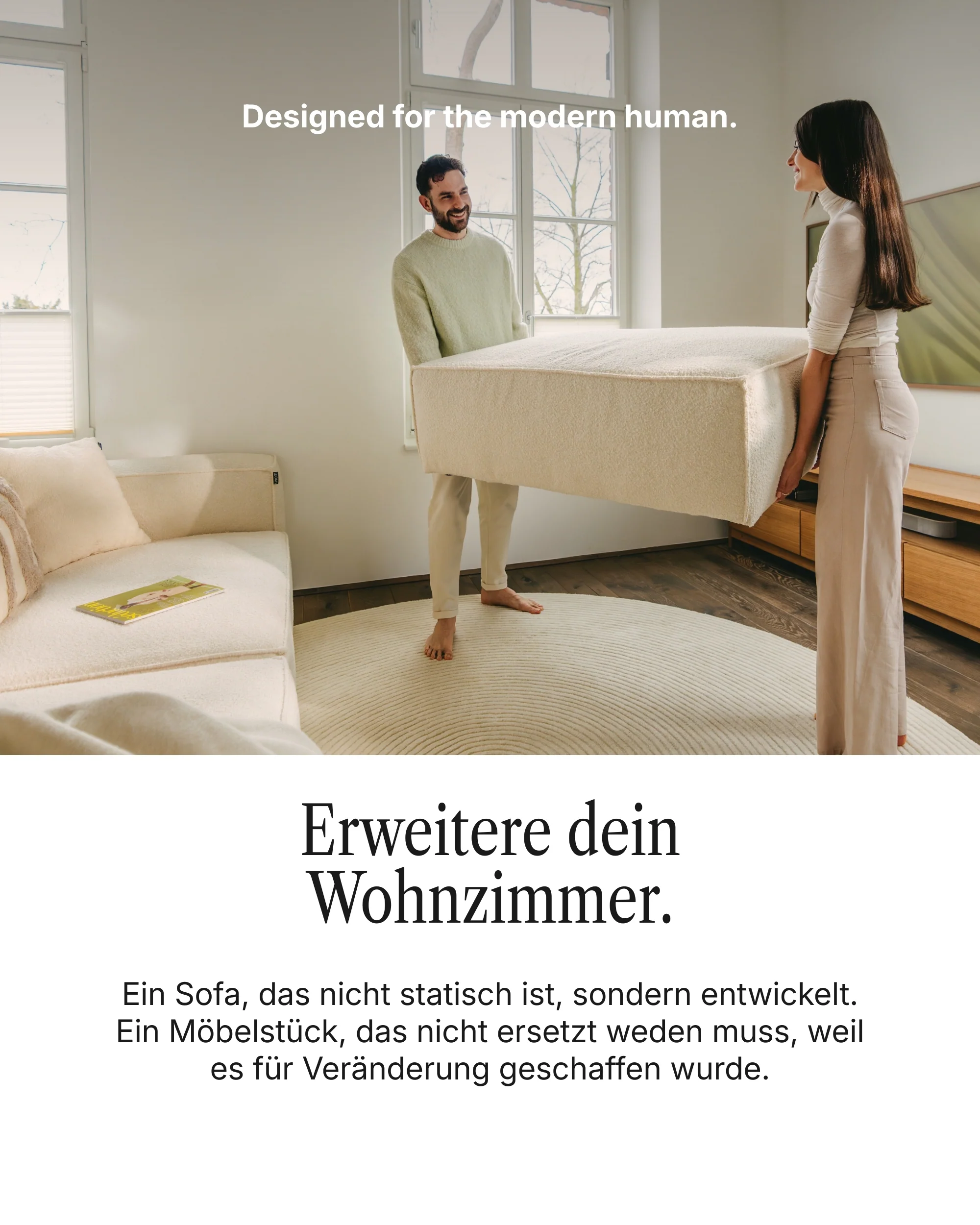 Modulares Ecksofa  Harvey 4-Sitzer mit Schlaffunktion - Image 7