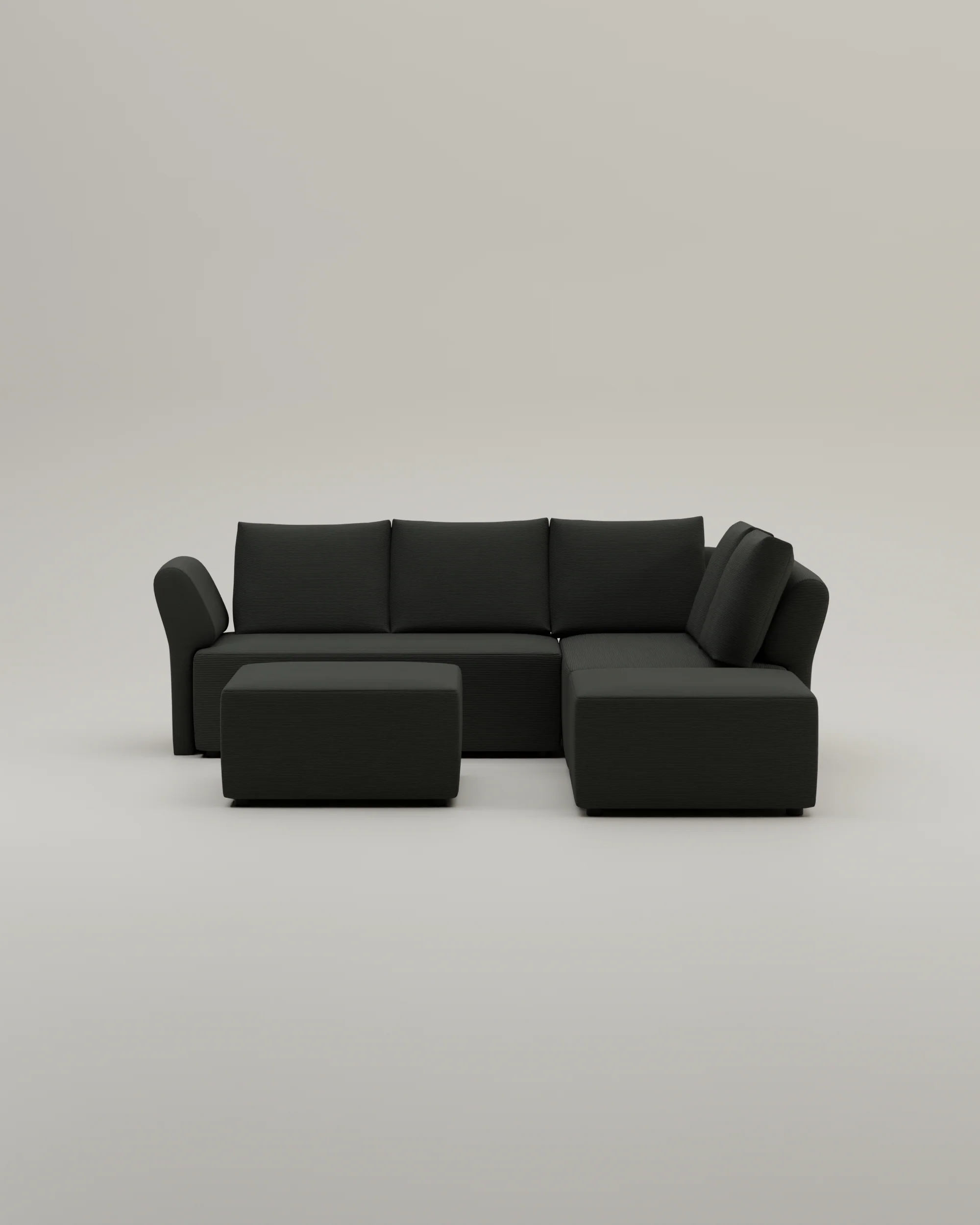 Stoffbezug - Modulares Ecksofa Amy mit Schlaffunktion - Individuell Berlin - Image 11