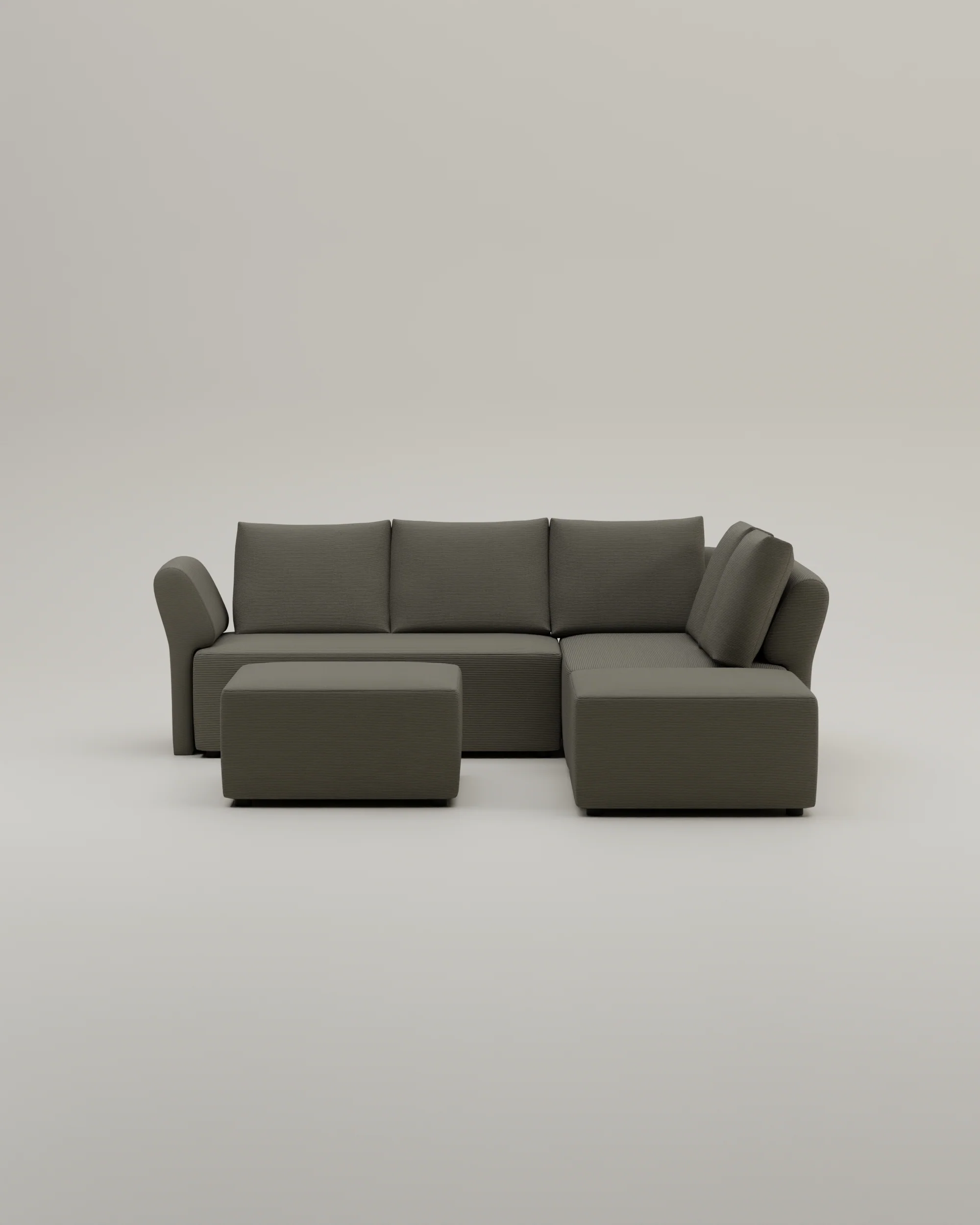 Stoffbezug - Modulares Ecksofa Amy mit Schlaffunktion - Individuell Berlin - Image 12