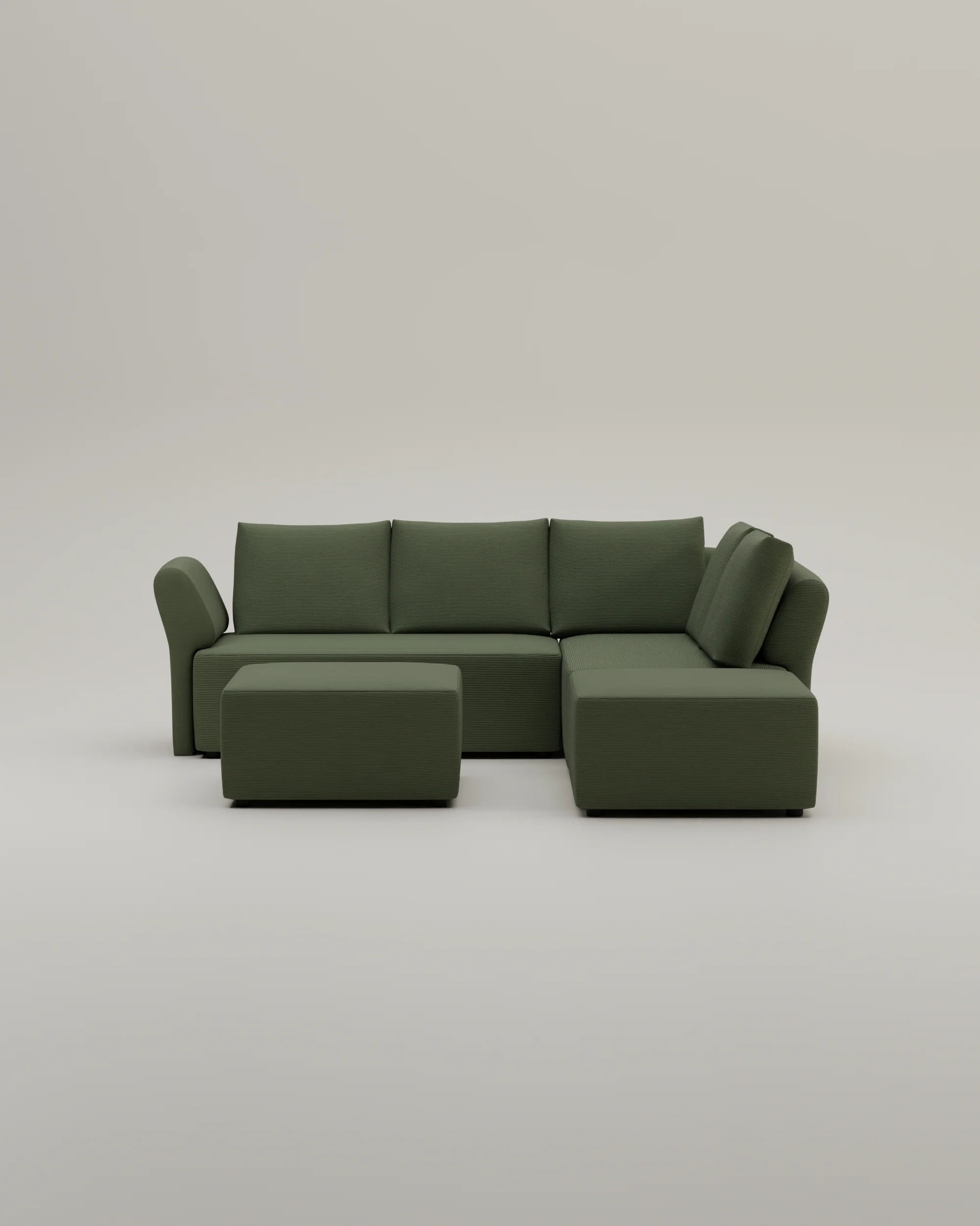 Stoffbezug - Modulares Ecksofa Amy mit Schlaffunktion - Individuell Berlin - Image 13