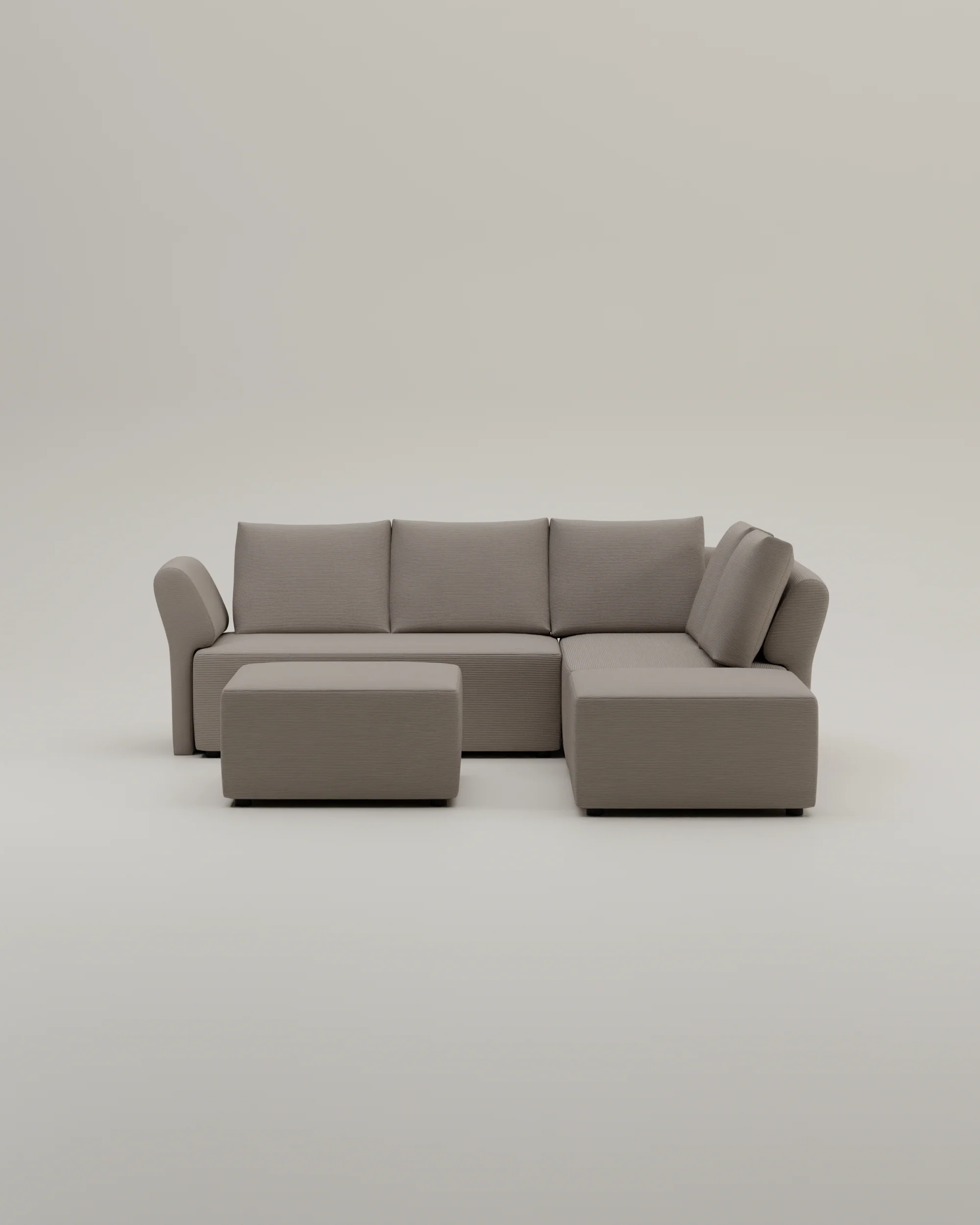 Stoffbezug - Modulares Ecksofa Amy mit Schlaffunktion - Individuell Berlin - Image 15