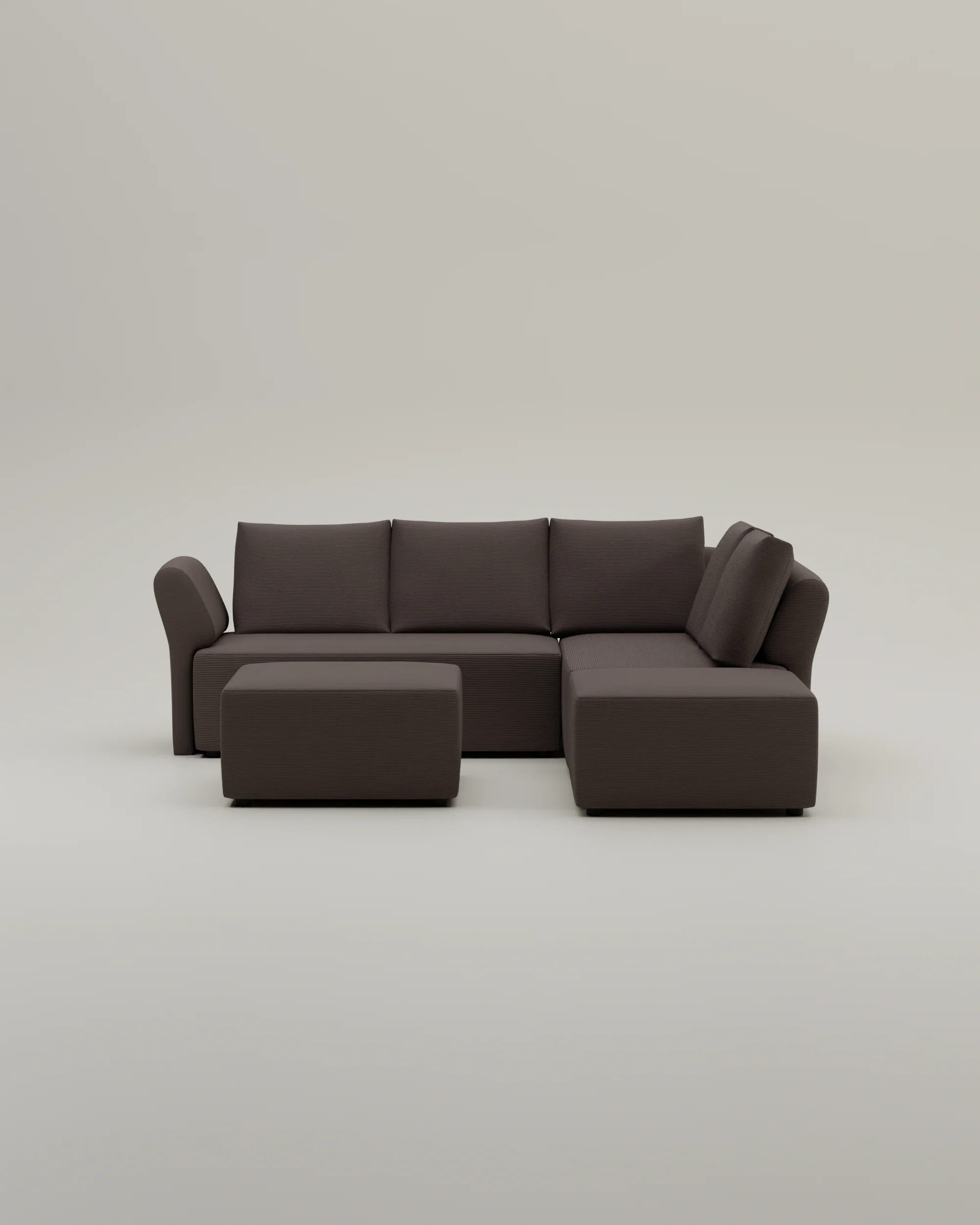 Stoffbezug - Modulares Ecksofa Amy mit Schlaffunktion - Individuell Berlin - Image 16