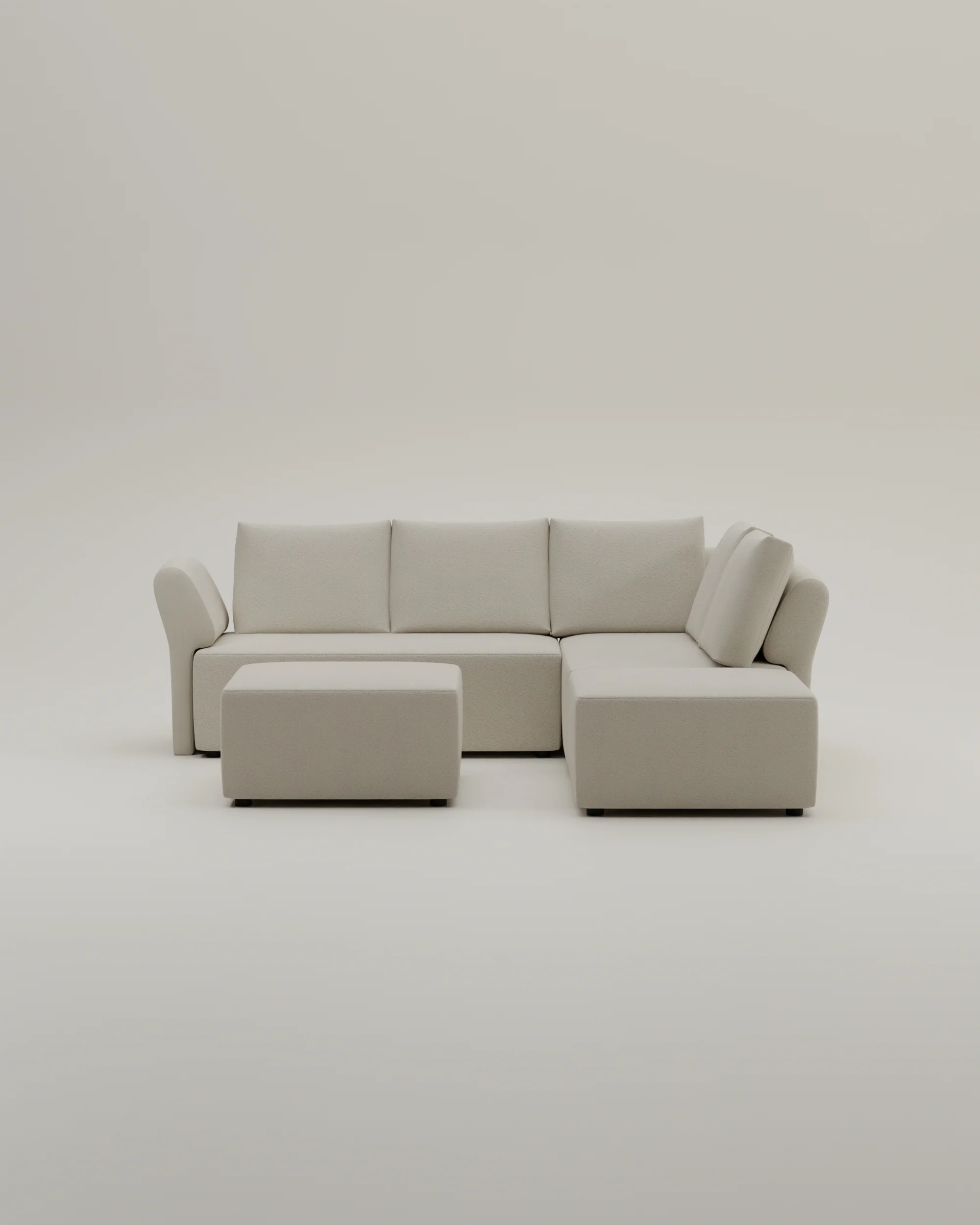 Stoffbezug - Modulares Ecksofa Amy mit Schlaffunktion - Individuell Berlin - Image 17