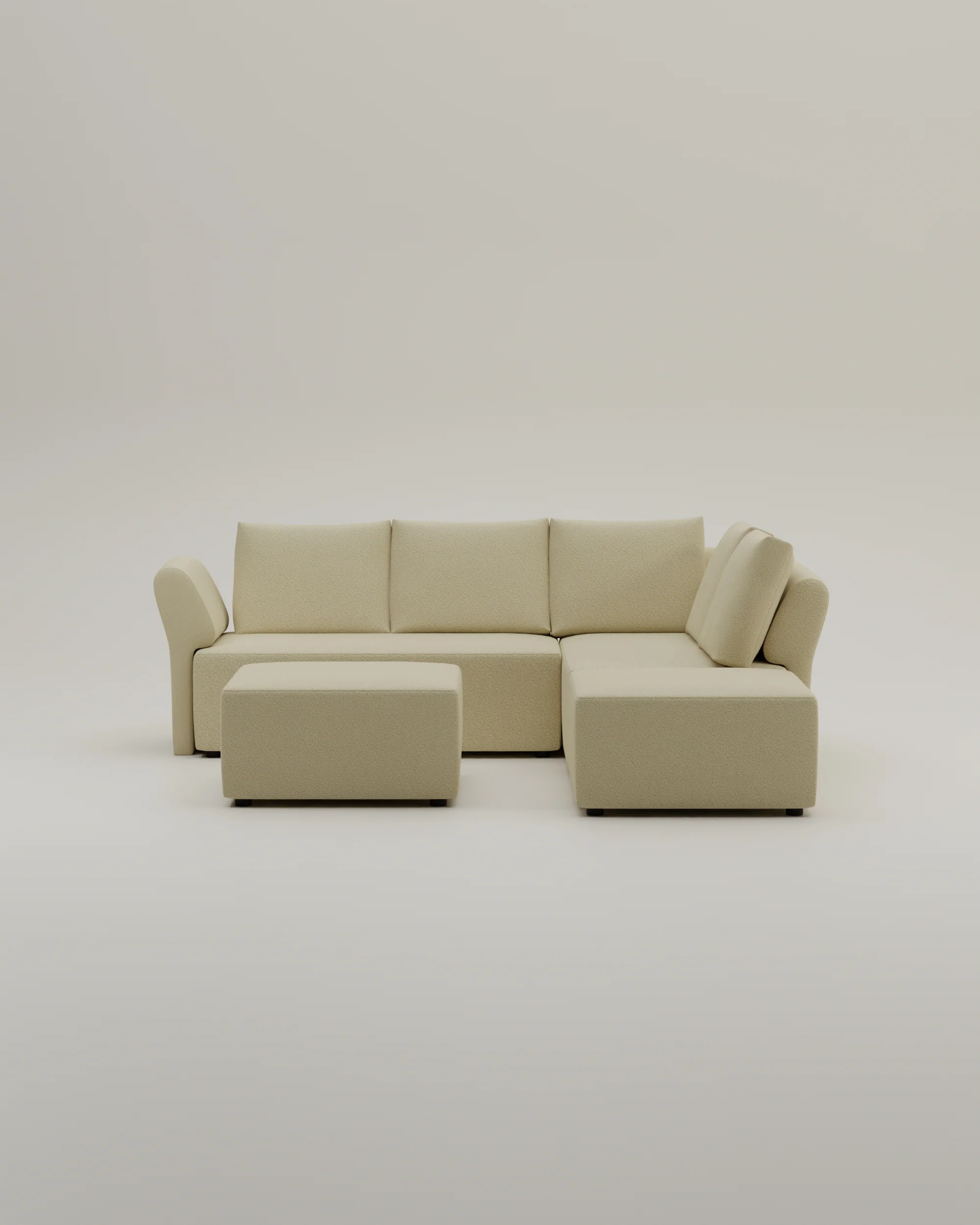 Stoffbezug - Modulares Ecksofa Amy mit Schlaffunktion - Individuell Berlin - Image 18