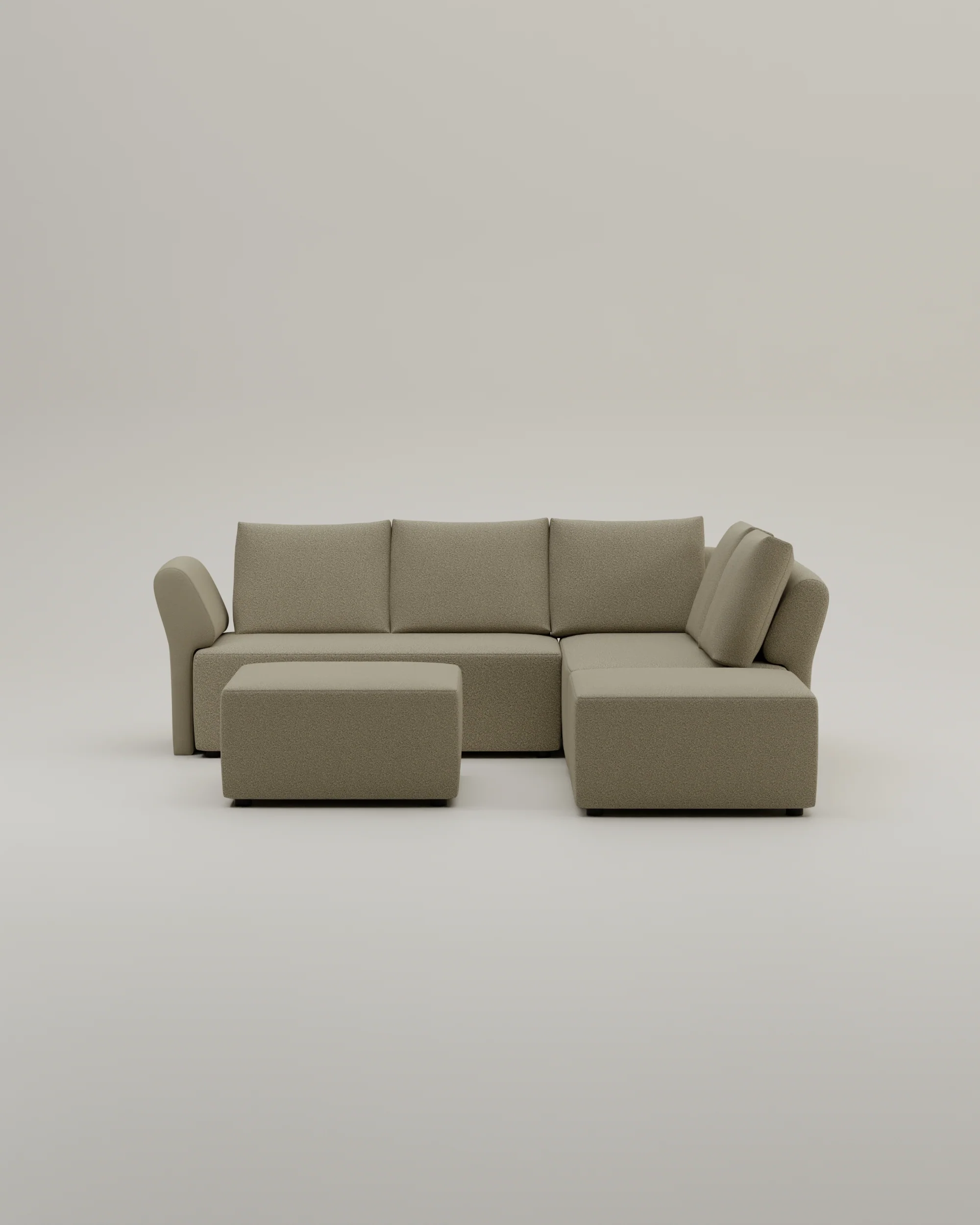 Stoffbezug - Modulares Ecksofa Amy mit Schlaffunktion - Individuell Berlin - Image 19
