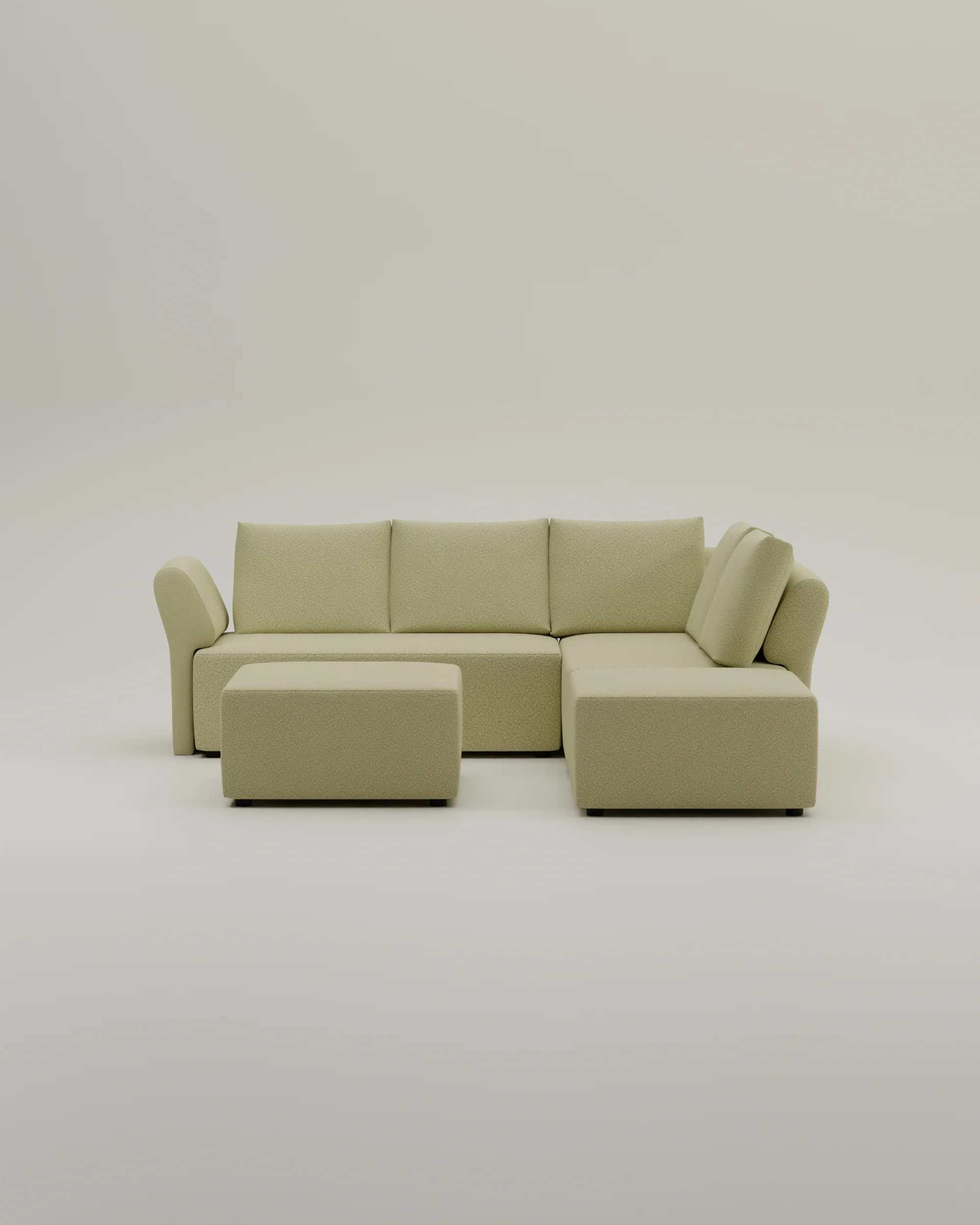 Stoffbezug - Modulares Ecksofa Amy mit Schlaffunktion - Individuell Berlin - Image 25