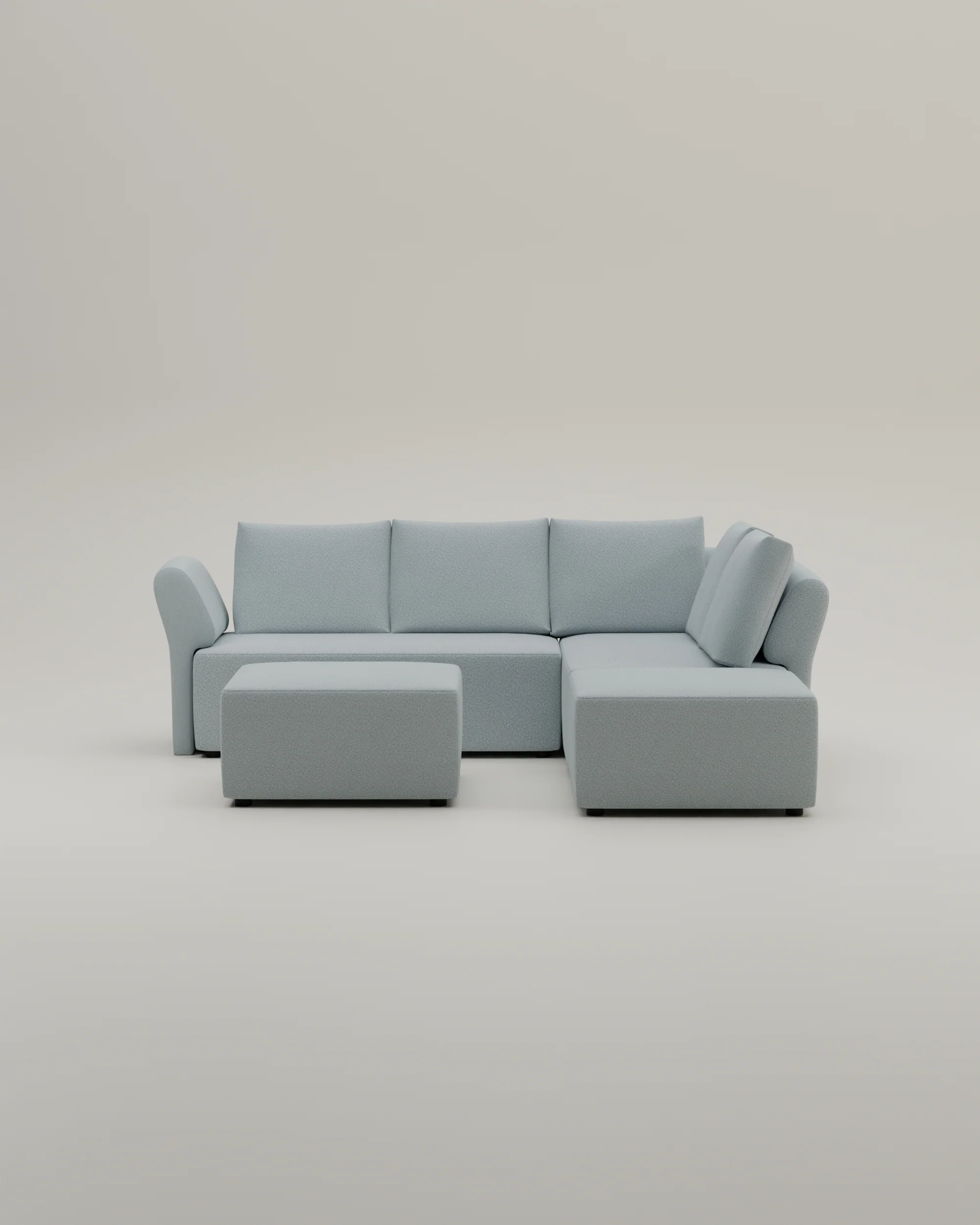 Stoffbezug - Modulares Ecksofa Amy mit Schlaffunktion - Individuell Berlin - Image 26