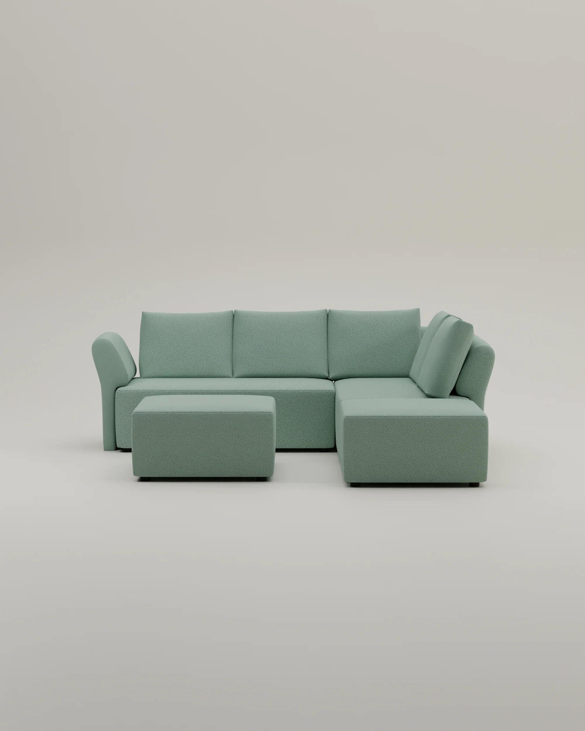 Stoffbezug - Modulares Ecksofa Amy mit Schlaffunktion - Individuell Berlin - Image 27