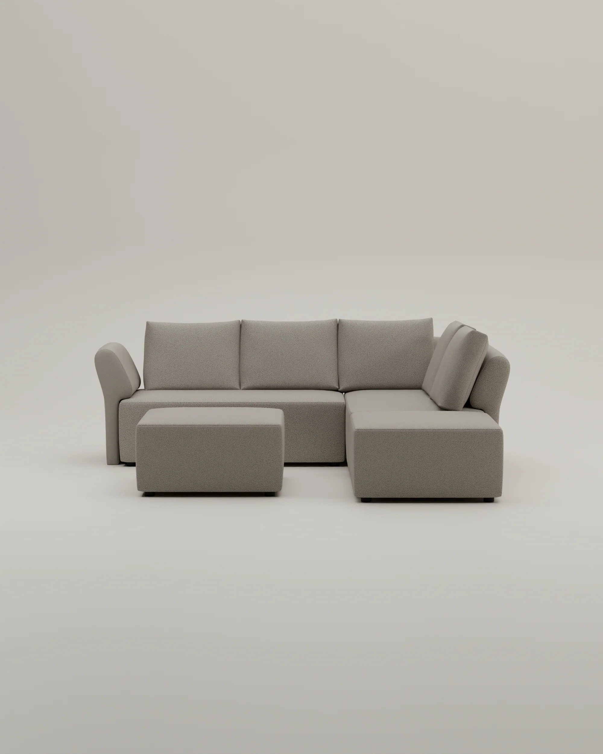 Stoffbezug - Modulares Ecksofa Amy mit Schlaffunktion - Individuell Berlin - Image 36