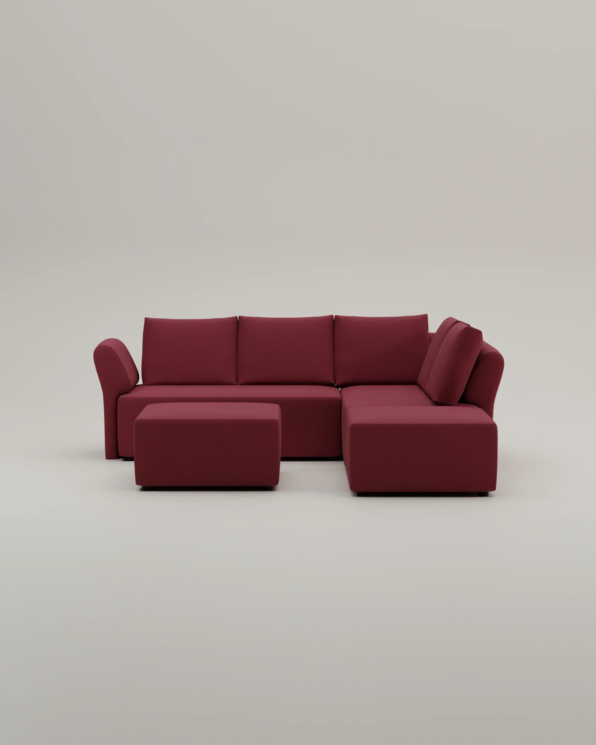 Stoffbezug - Modulares Ecksofa Amy mit Schlaffunktion - Individuell Berlin - Image 37