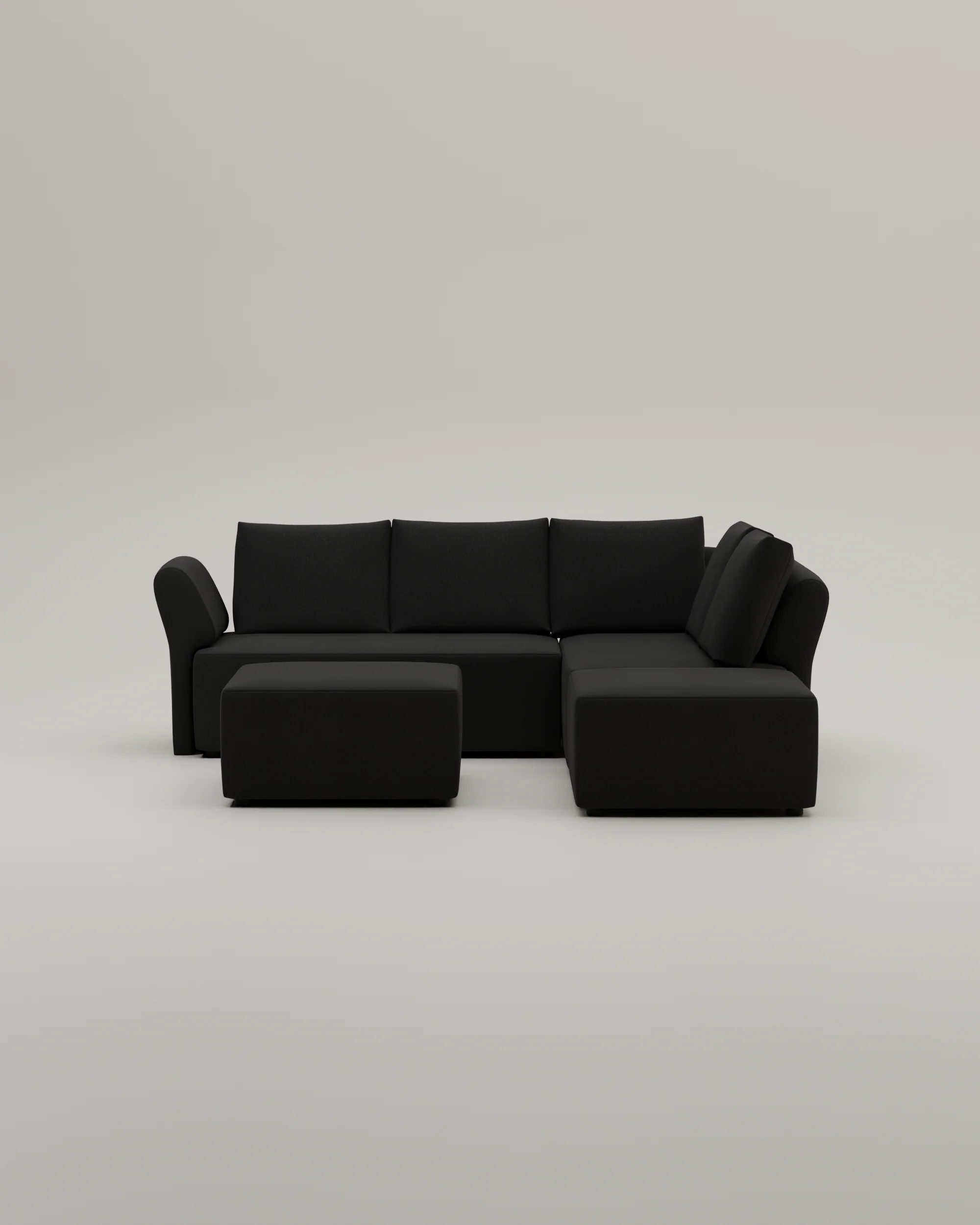 Stoffbezug - Modulares Ecksofa Amy mit Schlaffunktion - Individuell Berlin - Image 56
