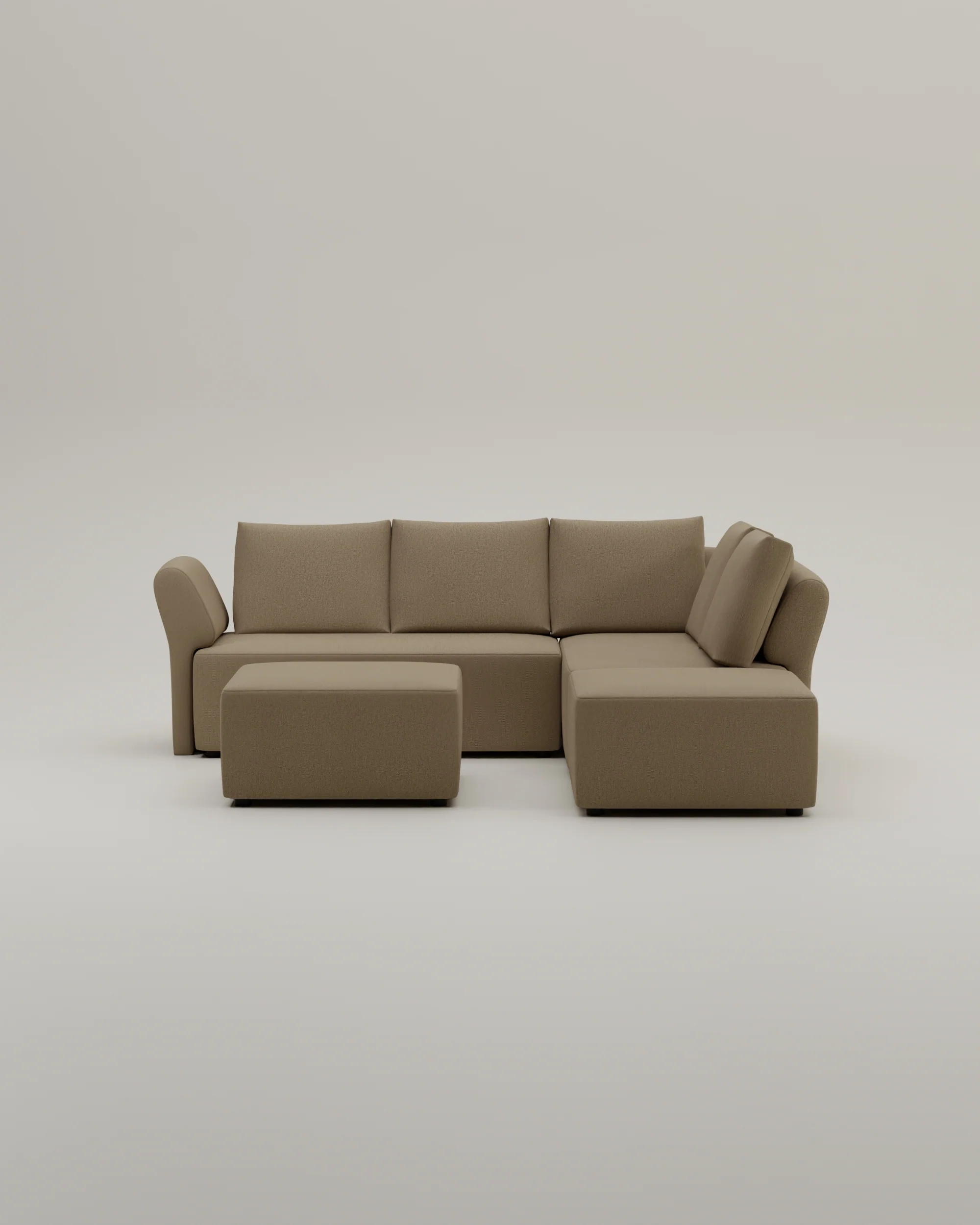 Stoffbezug - Modulares Ecksofa Amy mit Schlaffunktion - Individuell Berlin - Image 65