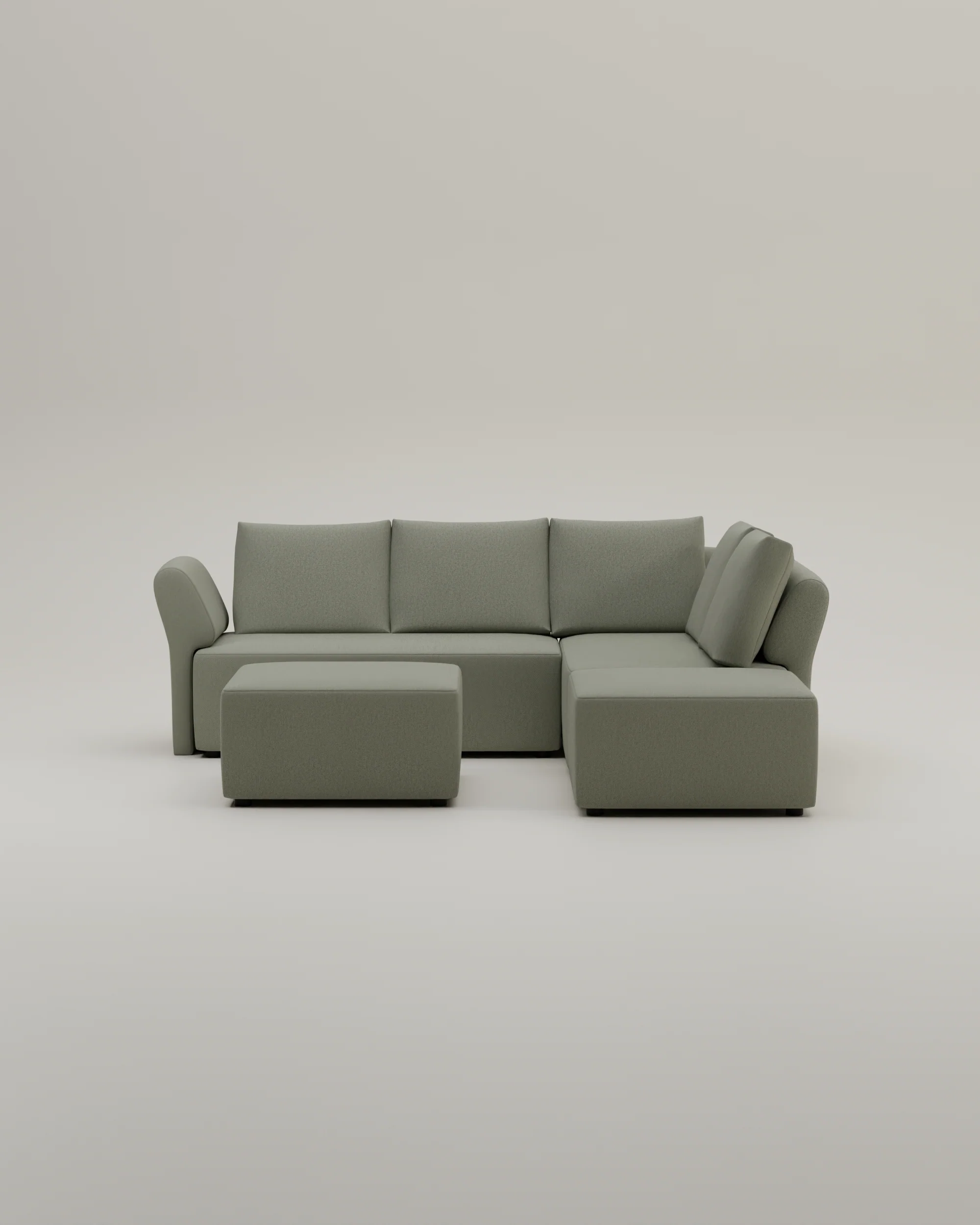 Stoffbezug - Modulares Ecksofa Amy mit Schlaffunktion - Individuell Berlin - Image 66