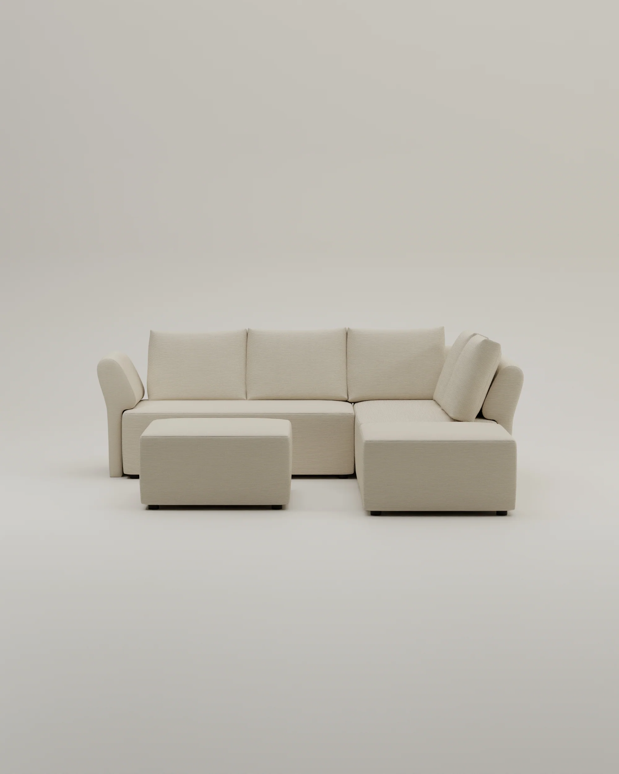 Stoffbezug - Modulares Ecksofa Amy mit Schlaffunktion - Individuell Berlin - Image 9