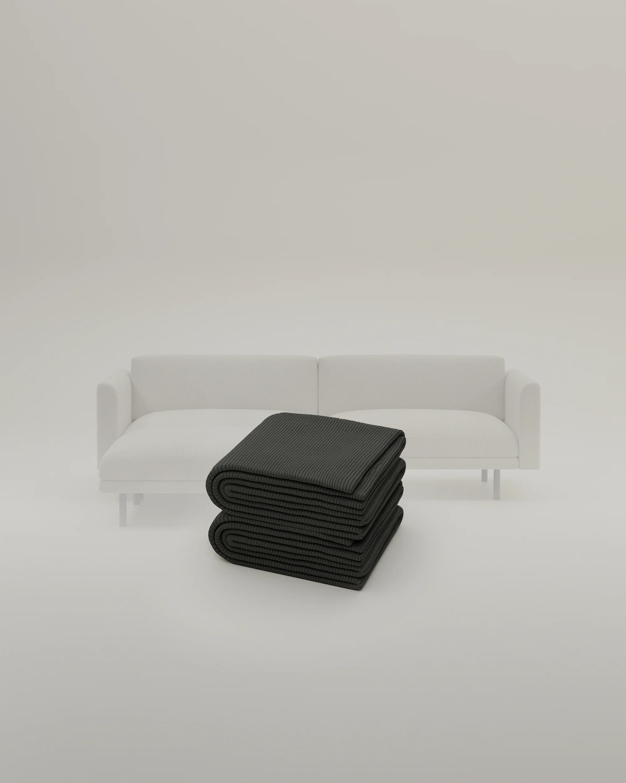 Stoffbezug - Modulares Sofa Aera 2.5-Sitzer mit Hocker und Schlaffunktion - Image 11