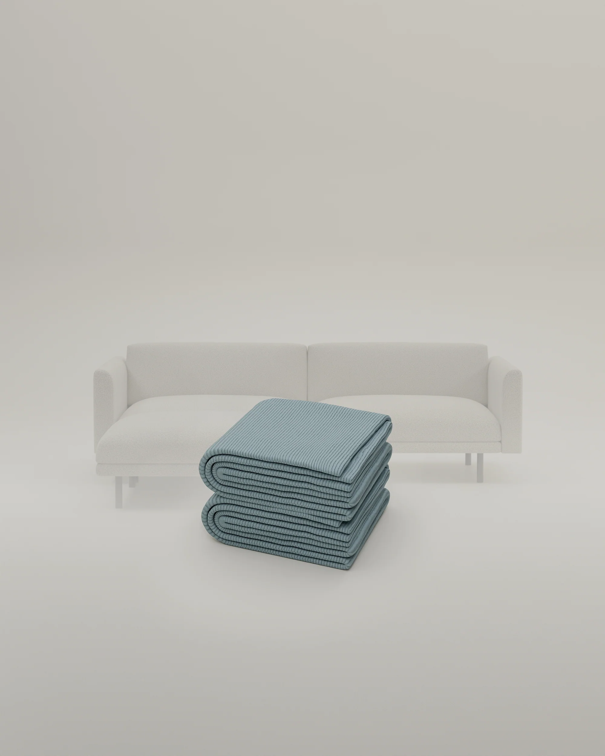 Stoffbezug - Modulares Sofa Aera 2.5-Sitzer mit Hocker und Schlaffunktion - Image 15