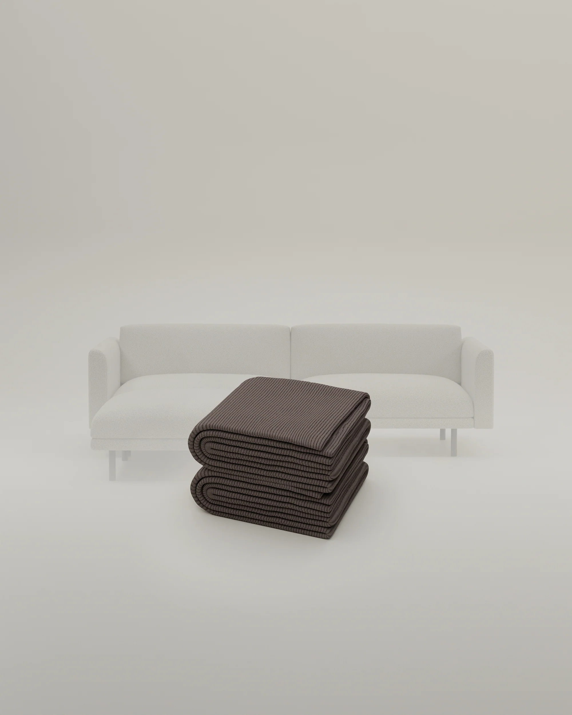 Stoffbezug - Modulares Sofa Aera 2.5-Sitzer mit Hocker und Schlaffunktion - Image 16