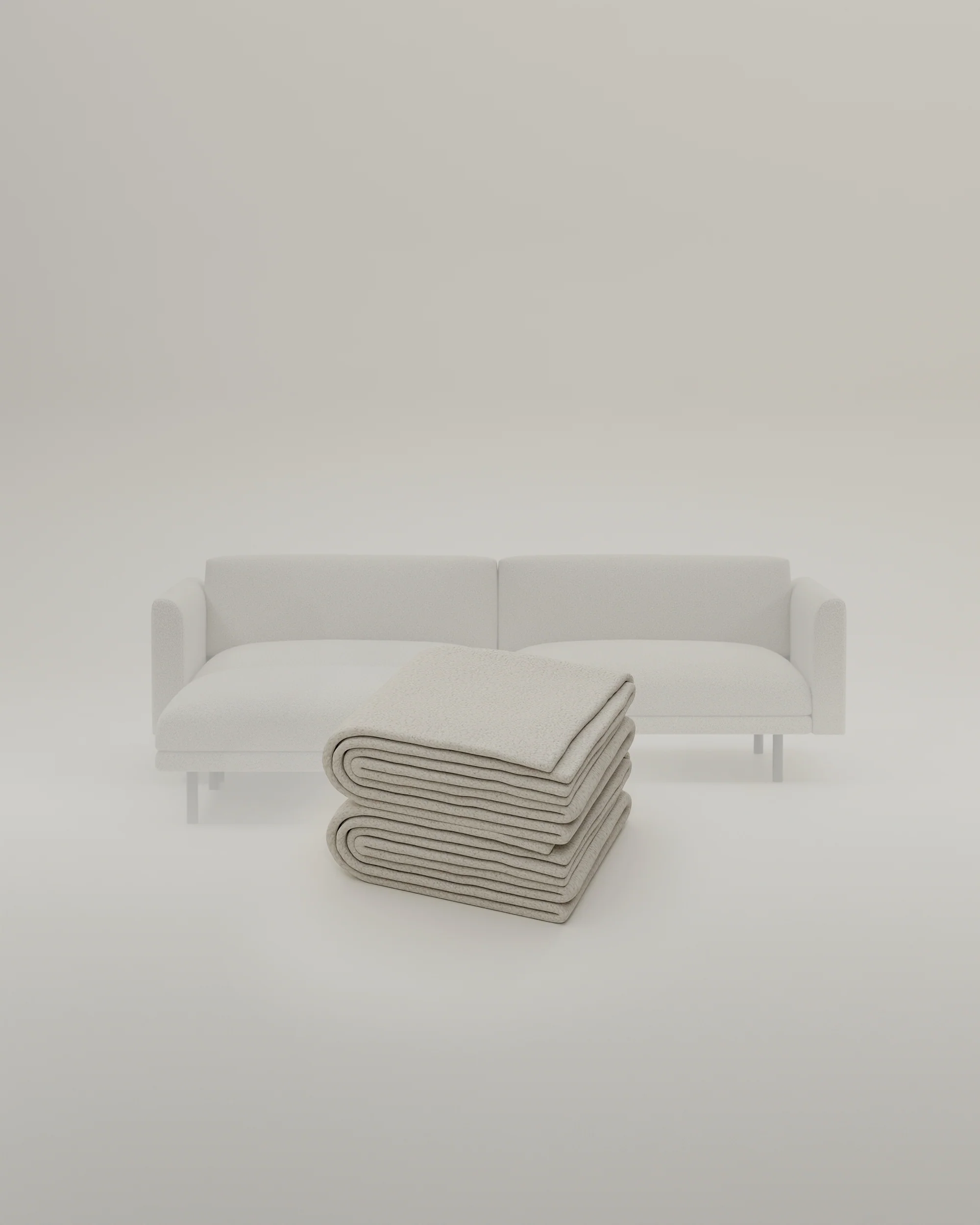 Stoffbezug - Modulares Sofa Aera 2.5-Sitzer mit Hocker und Schlaffunktion - Image 19